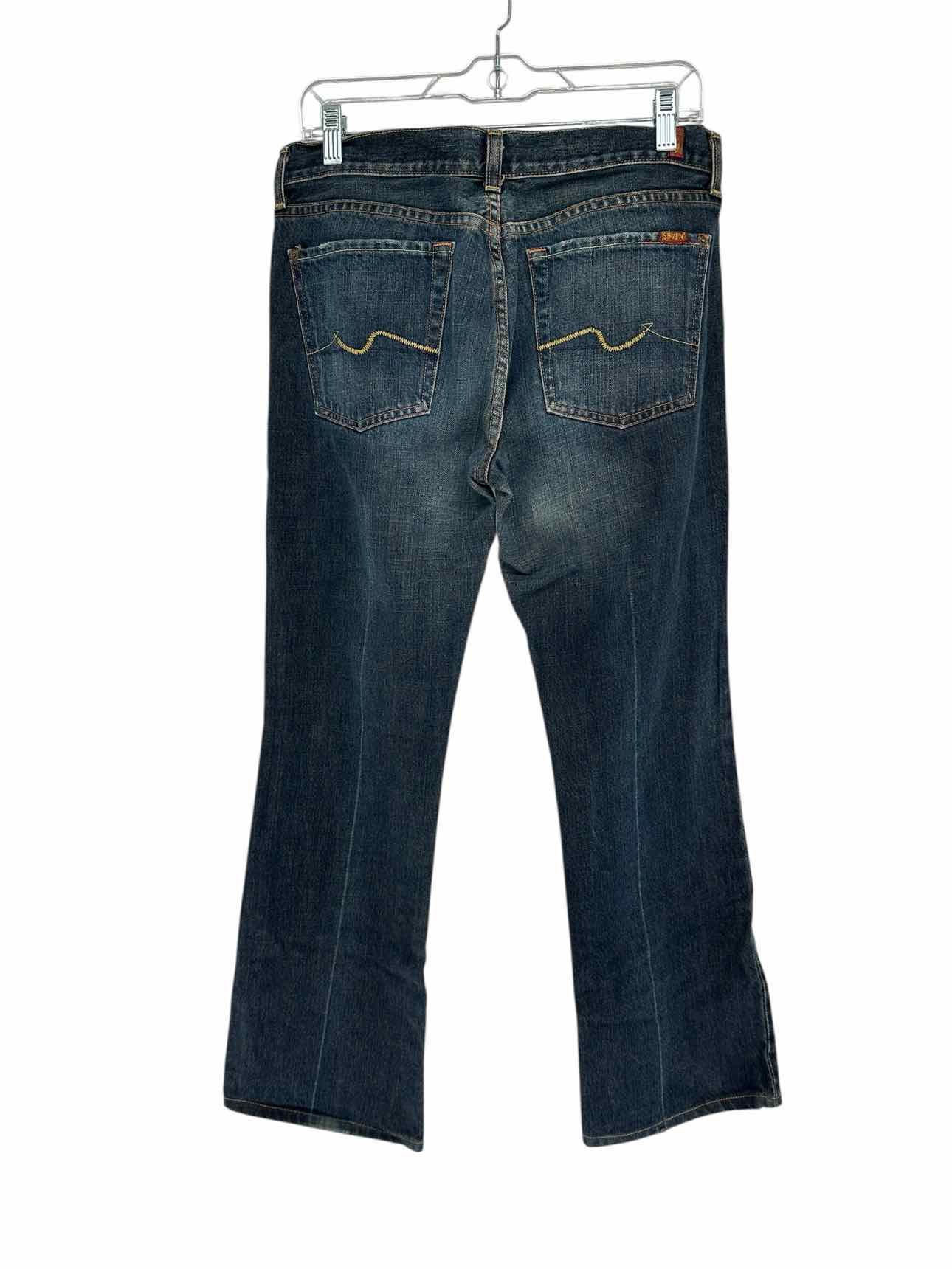 7 for All Mankind Flare Blue Jeans Size 14