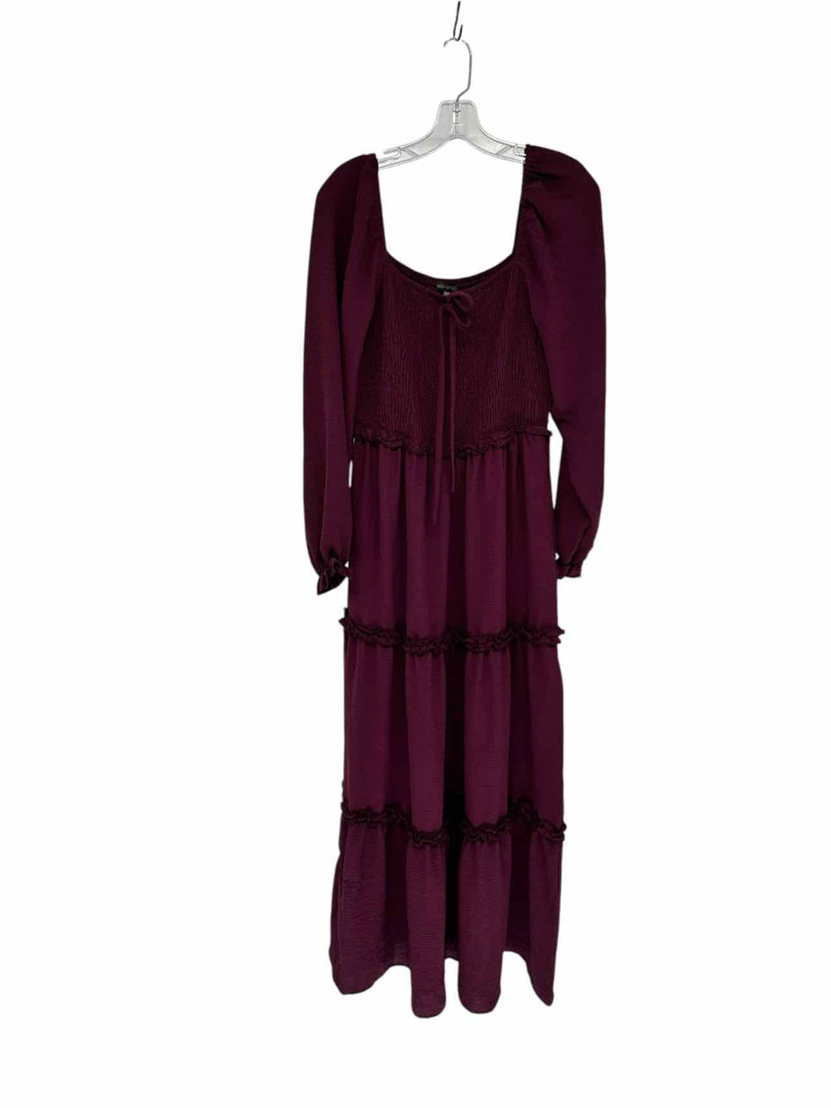 Coco +  Carmen Lanna Smocked Bodice Long Sleeve Dress Size S/M **NEW**