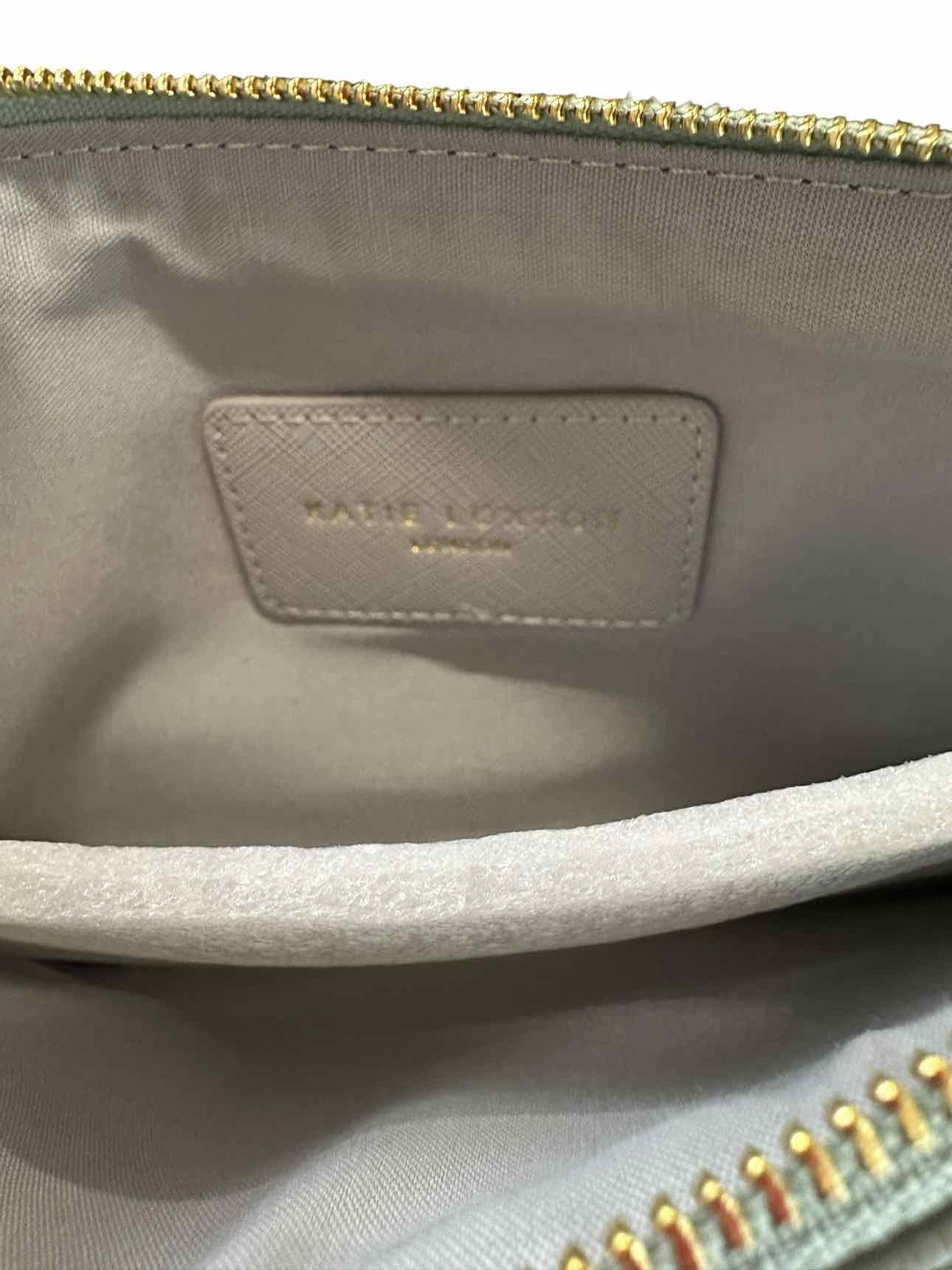 Katie Loxton Lt. Green Faux Leather Handheld **NEW**