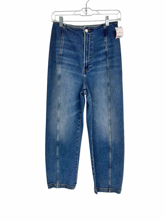 Pistola Blair High-Rise Seamed Barrel Jeans Blue Size 4