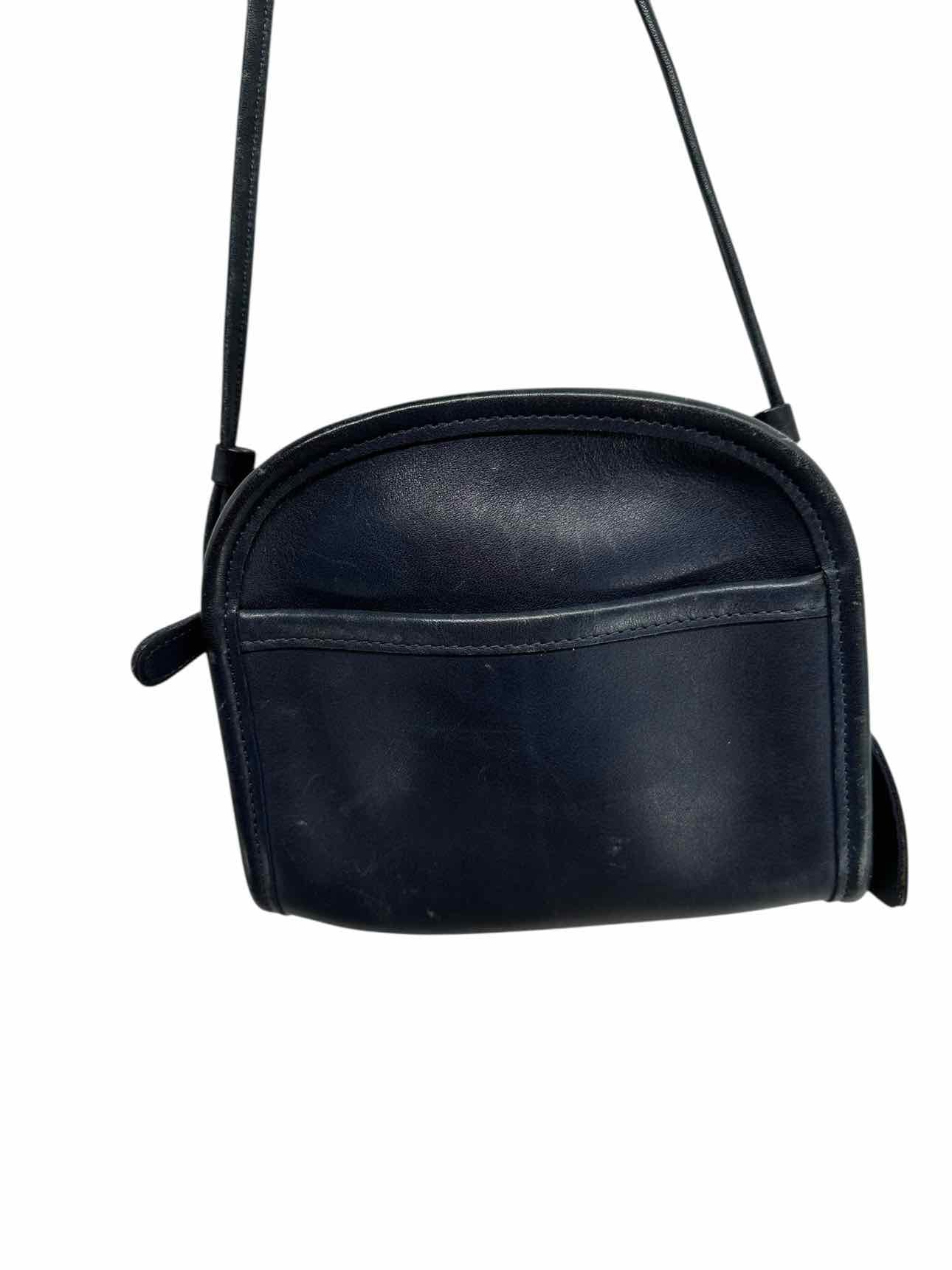 Coach Vintage Mini Hadley Navy Leather Crossbody