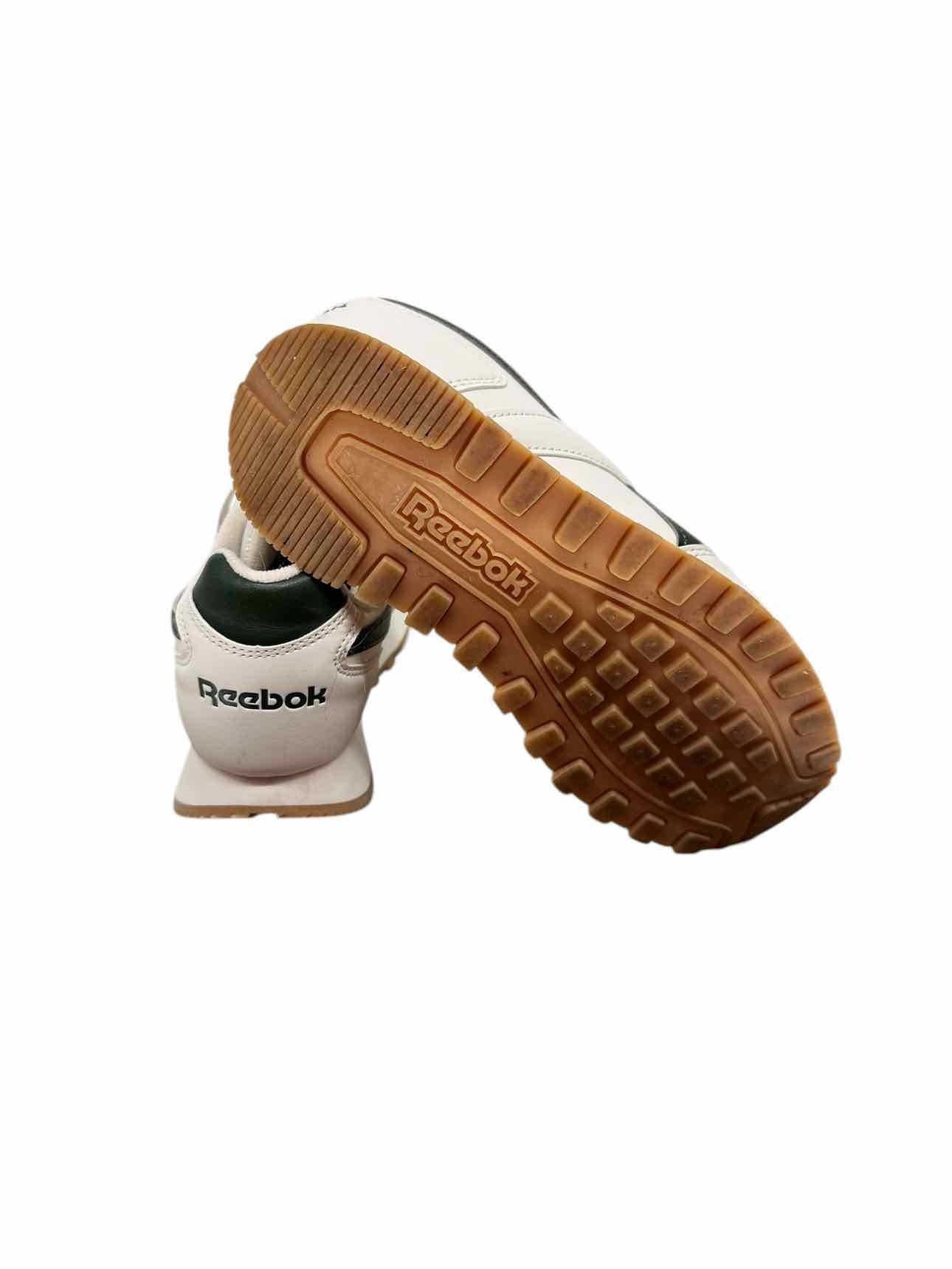 Reebok Harman Classic in Chalk & Green Sneakers Shoe Size 7
