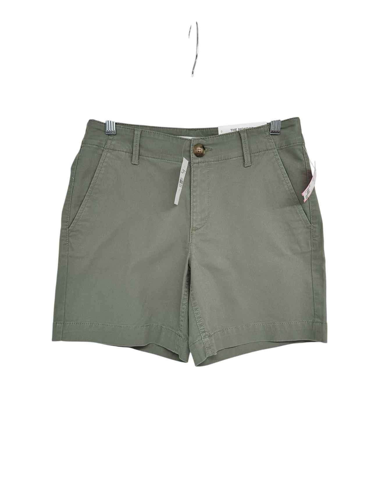 Loft The Monroe 6" Short Green Size 0 **NEW**