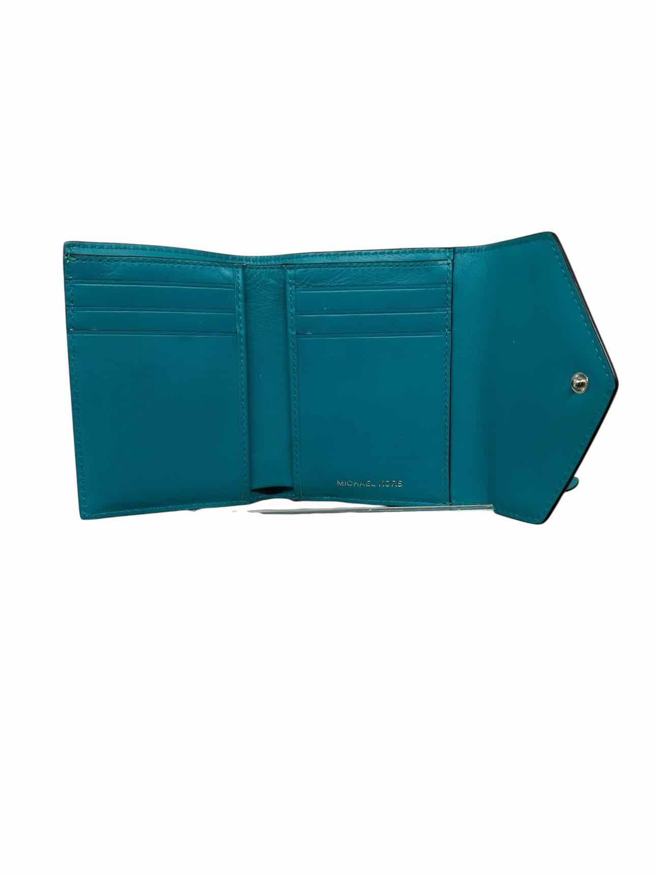 Michael Kors Small Envelope Wallet in Teal