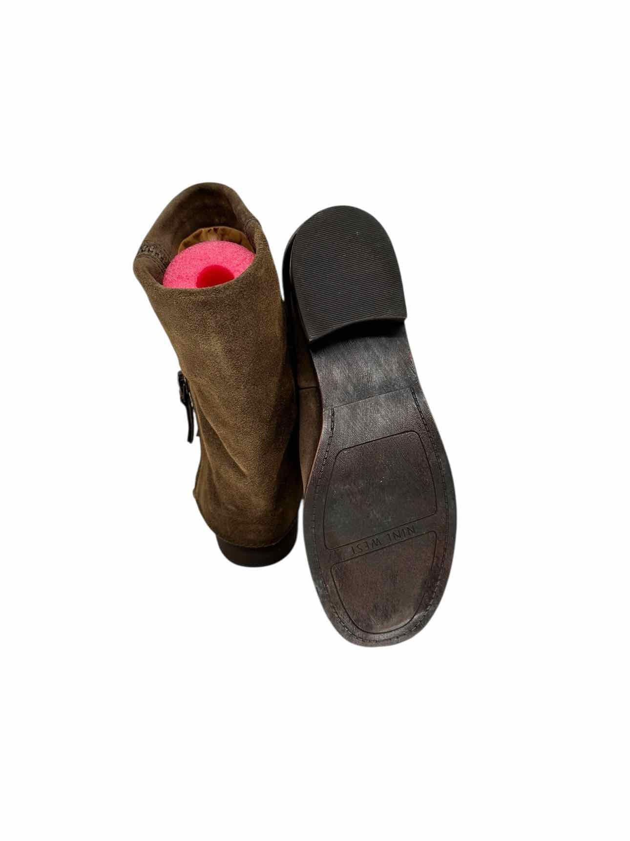 Nine West Thomasina Brown Boots Shoe Size 8 **NEW**