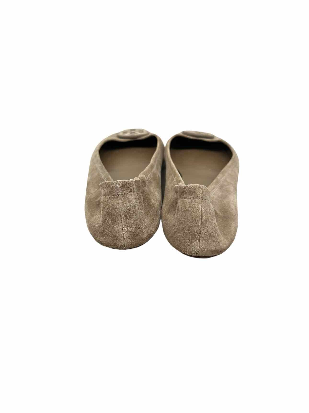 Tory Burch Reva Ballet Flat Beige Shoe Size 10