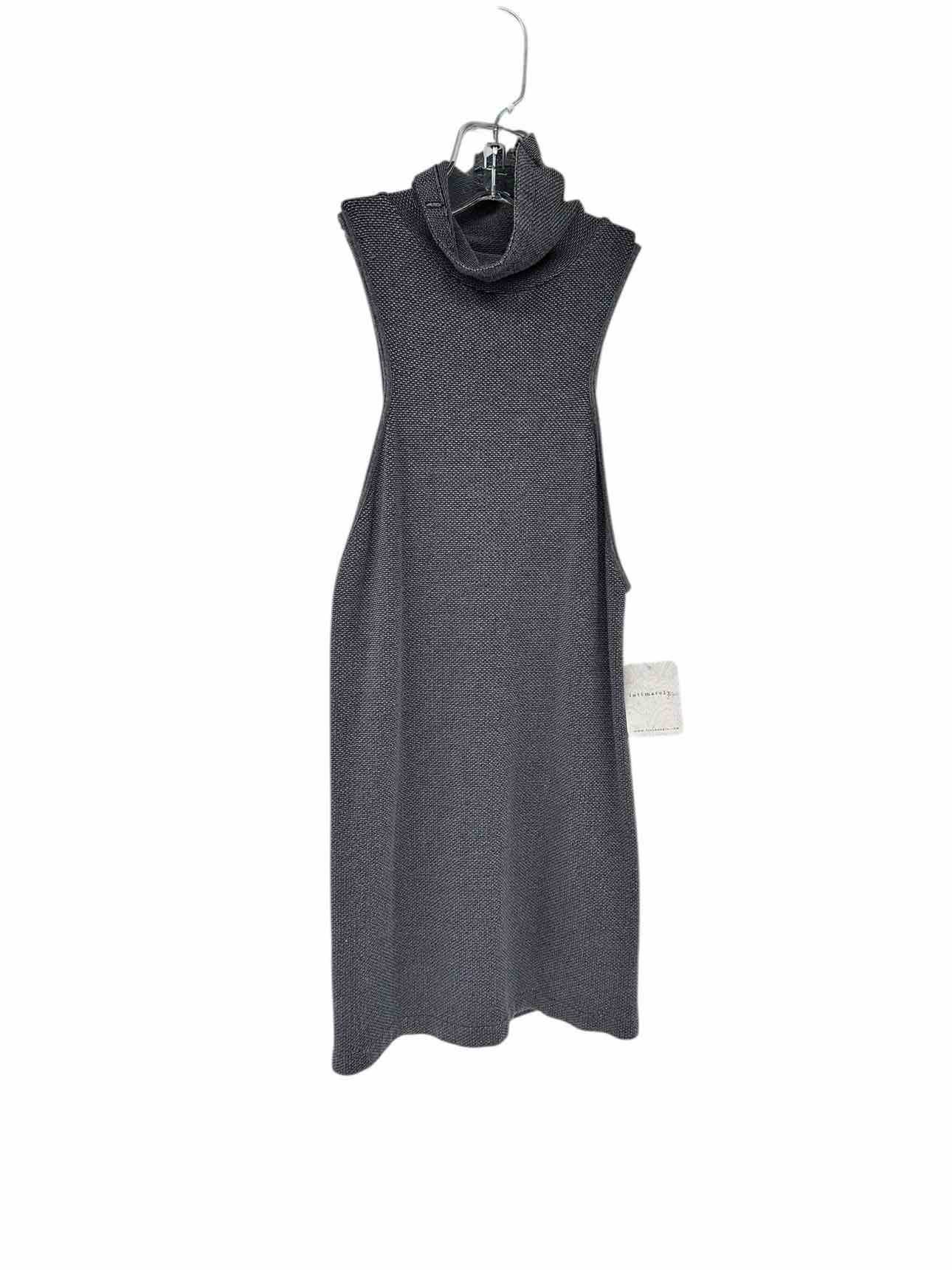 Free People Gray Turtleneck Sleeveless Top Size M/L **NEW**