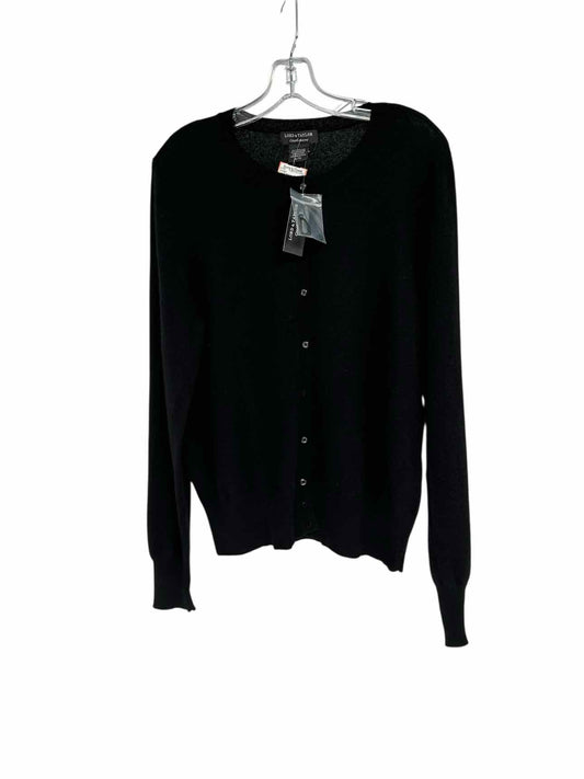 Lord & Taylor Black Size XL Cardigan **NEW**