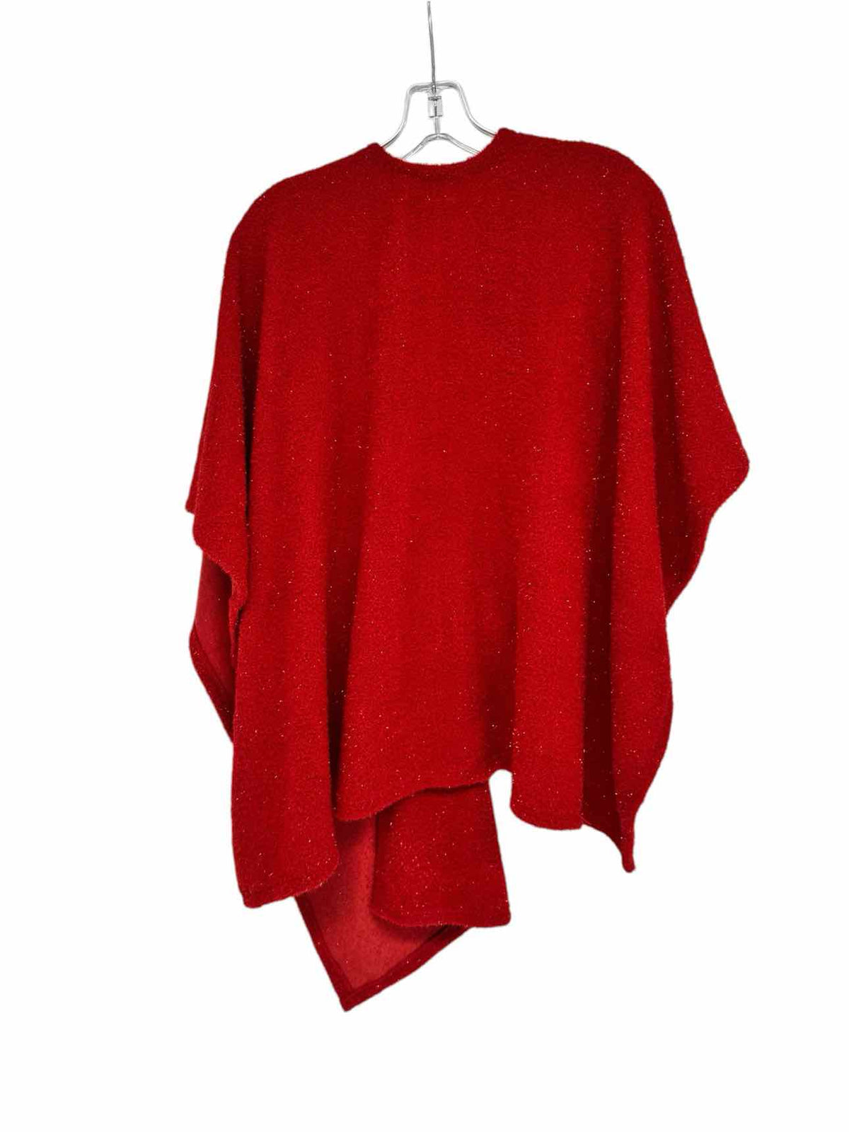 Coco +  Carmen Red Elaina Tinsel Wrap Shawl Size One Size **NEW**