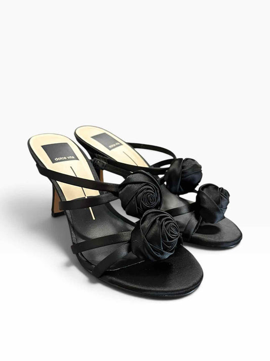 Dolce Vita Linzy Strappy Sandal Black Shoe Size 6 **NEW**