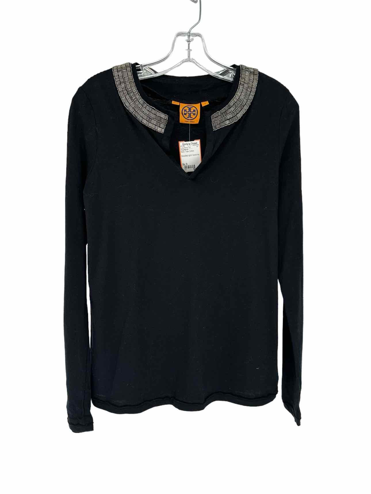 Tory Burch Black Size S Long Sleeve Top