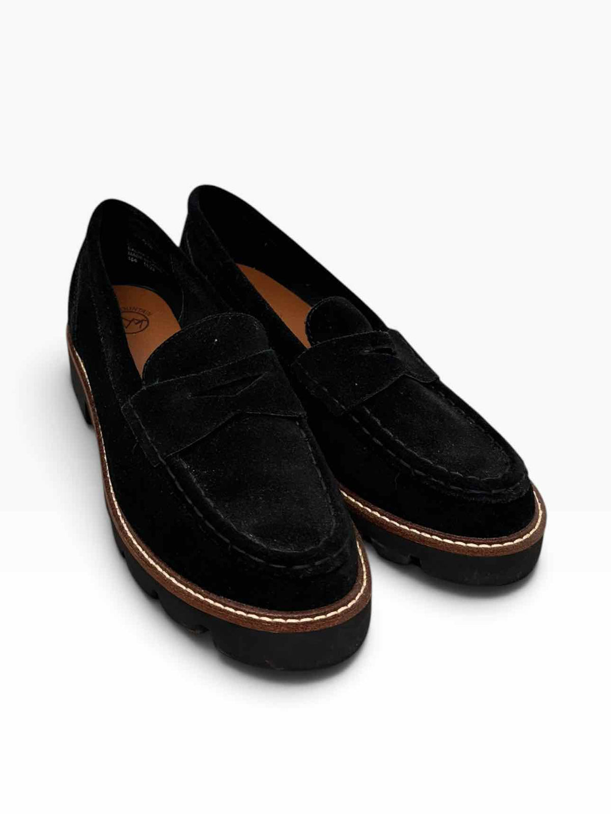 White Mountain Black Shoe Size 9.5W Loafers