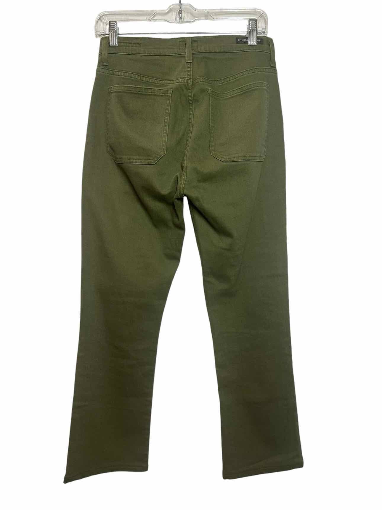 Citizen of Humanity Green Kamila Patch Pocket Flare Jeans Size 2