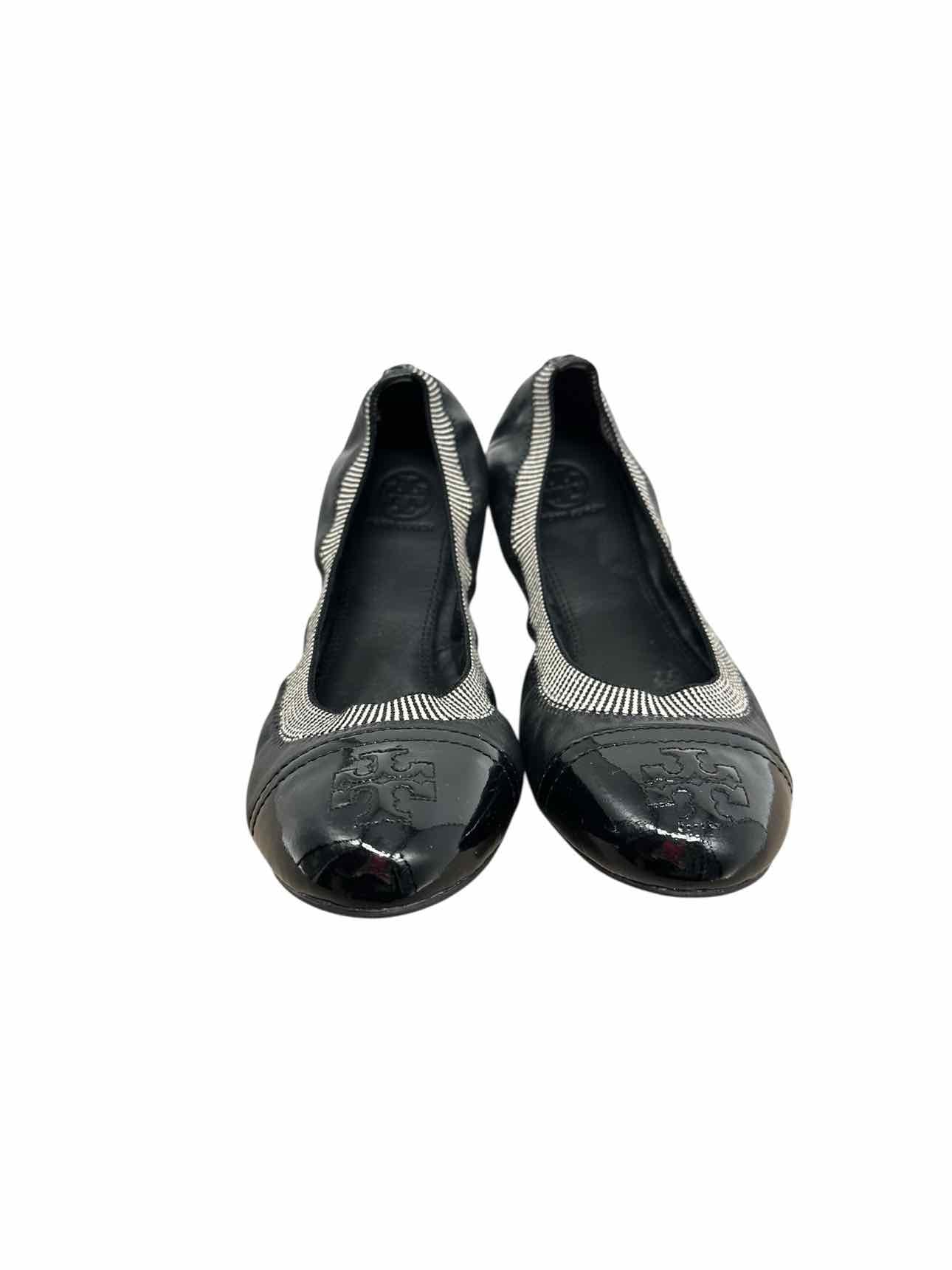 Tory Burch Gabby Ballet Flats Black Shoe Size 10 **NEW**