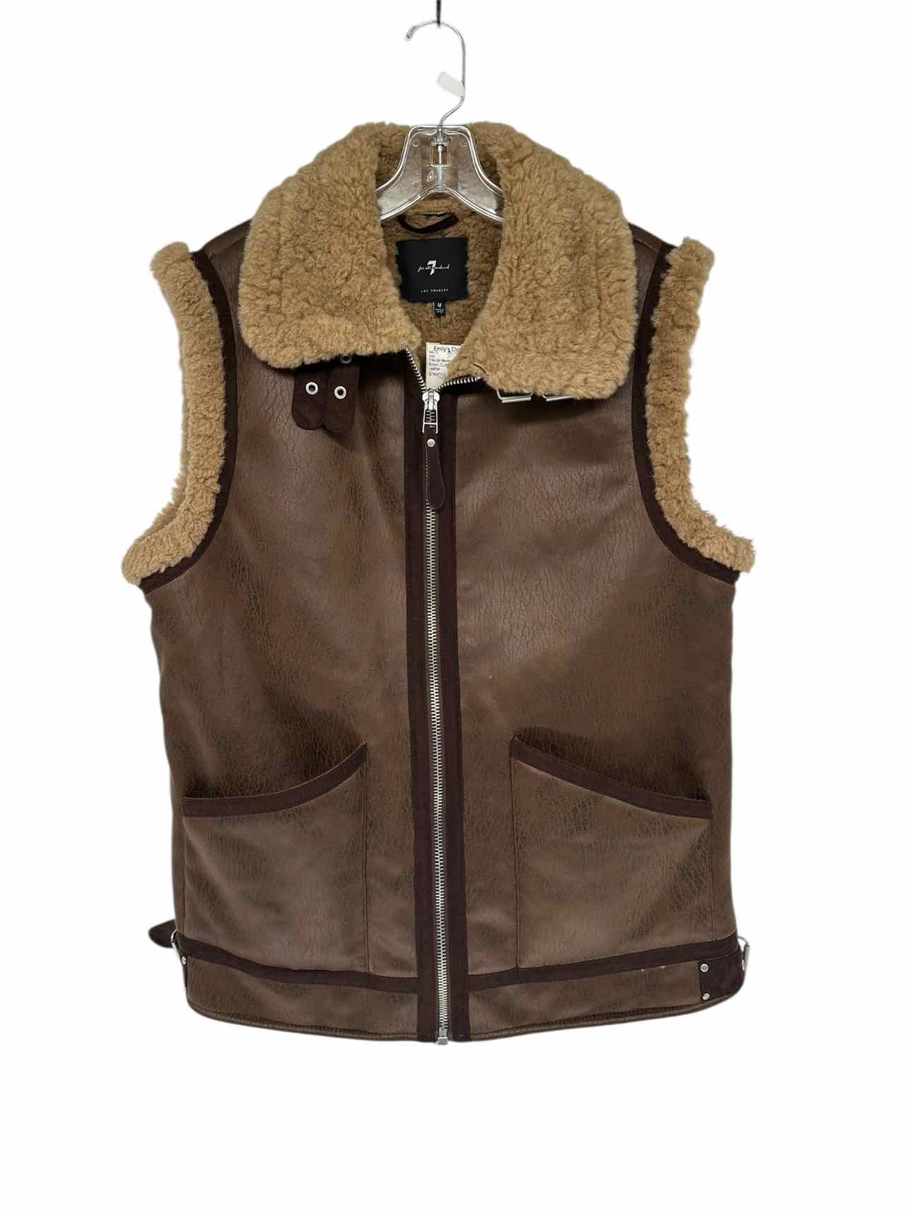 7 for All Mankind Brown Size M Vest