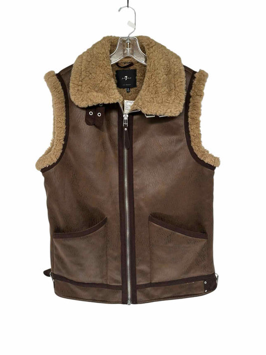 7 for All Mankind Brown Size M Vest