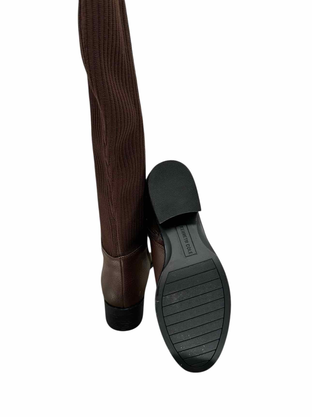 Kenneth Cole Levon Tall Boot Brown Shoe Size 8  **NEW**