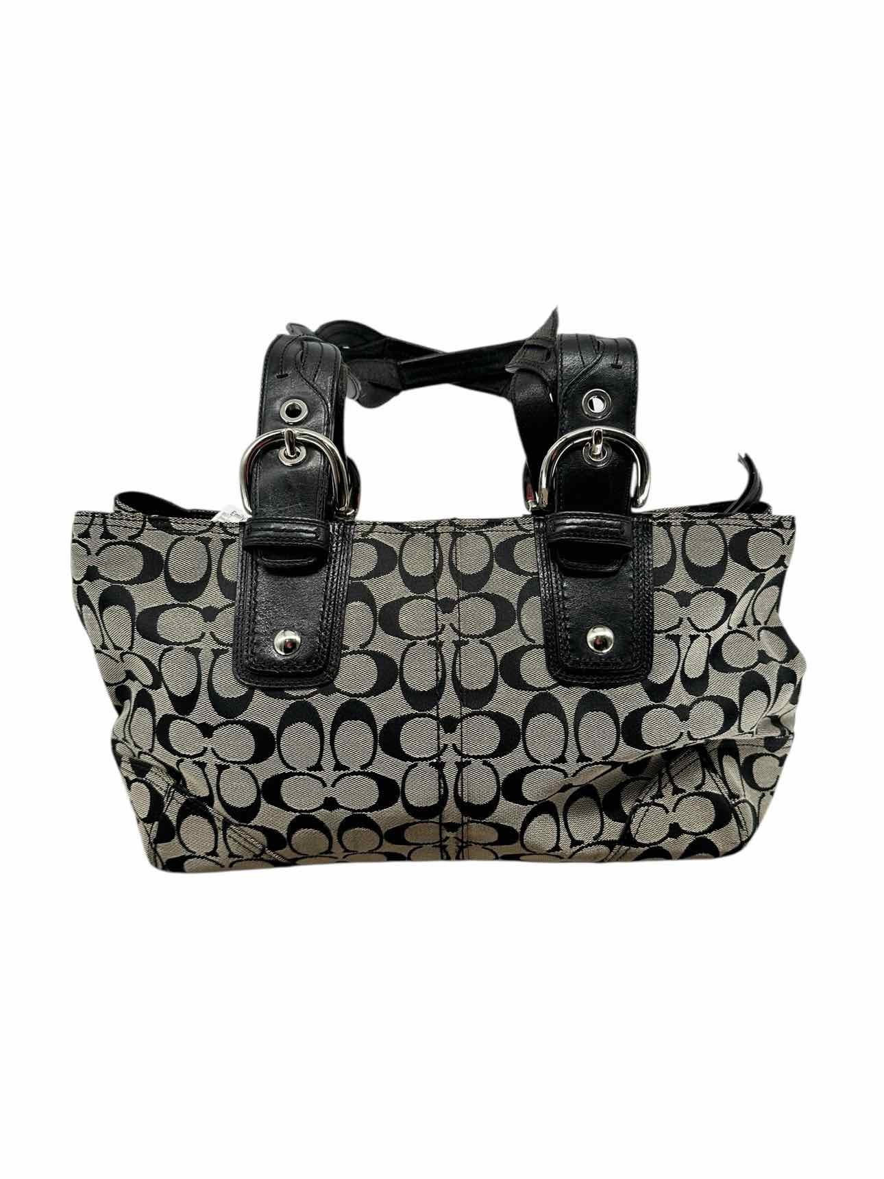 Coach Penolope Shoulder Bag w/ Leather Braided Handle