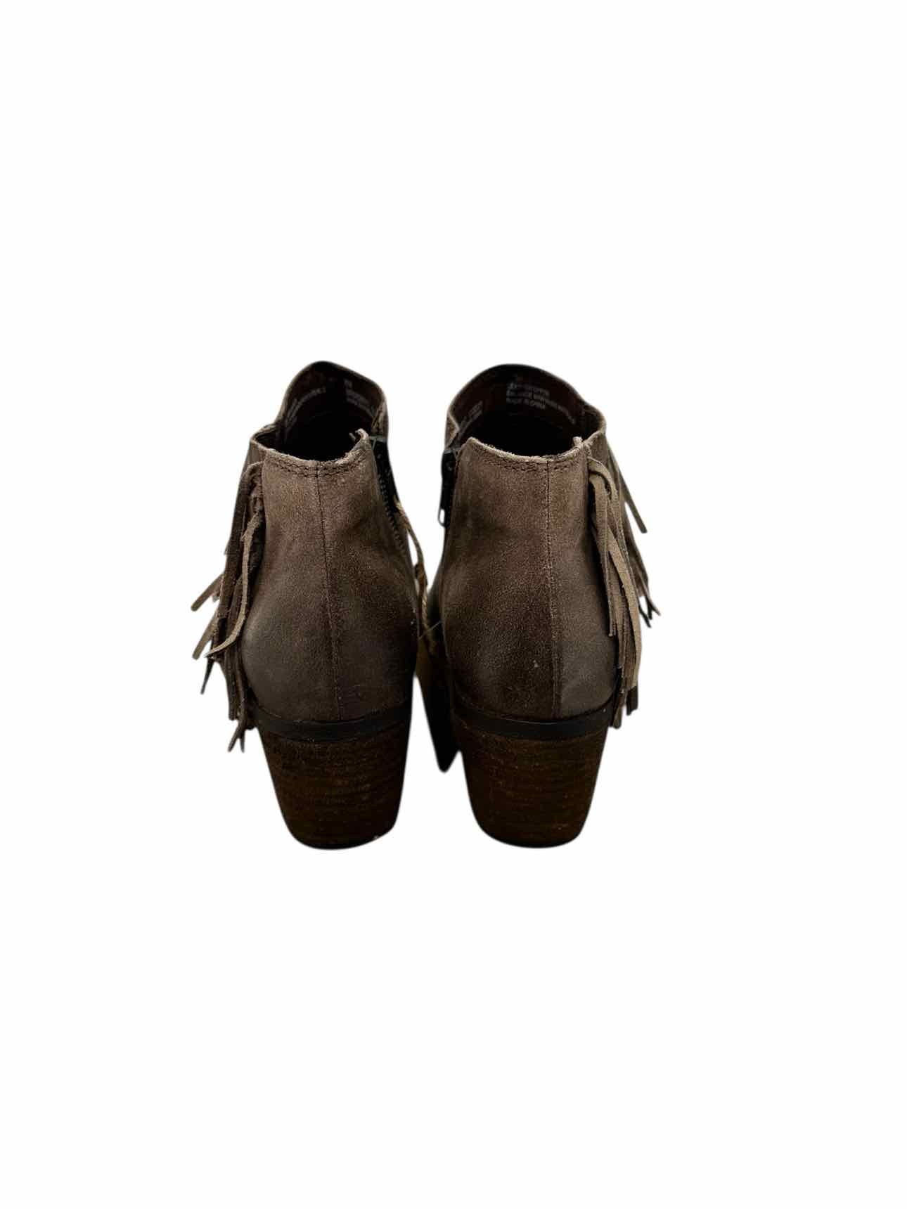 Born Danni Fringe Taupe Bootie Shoe Size 8 **NEW**