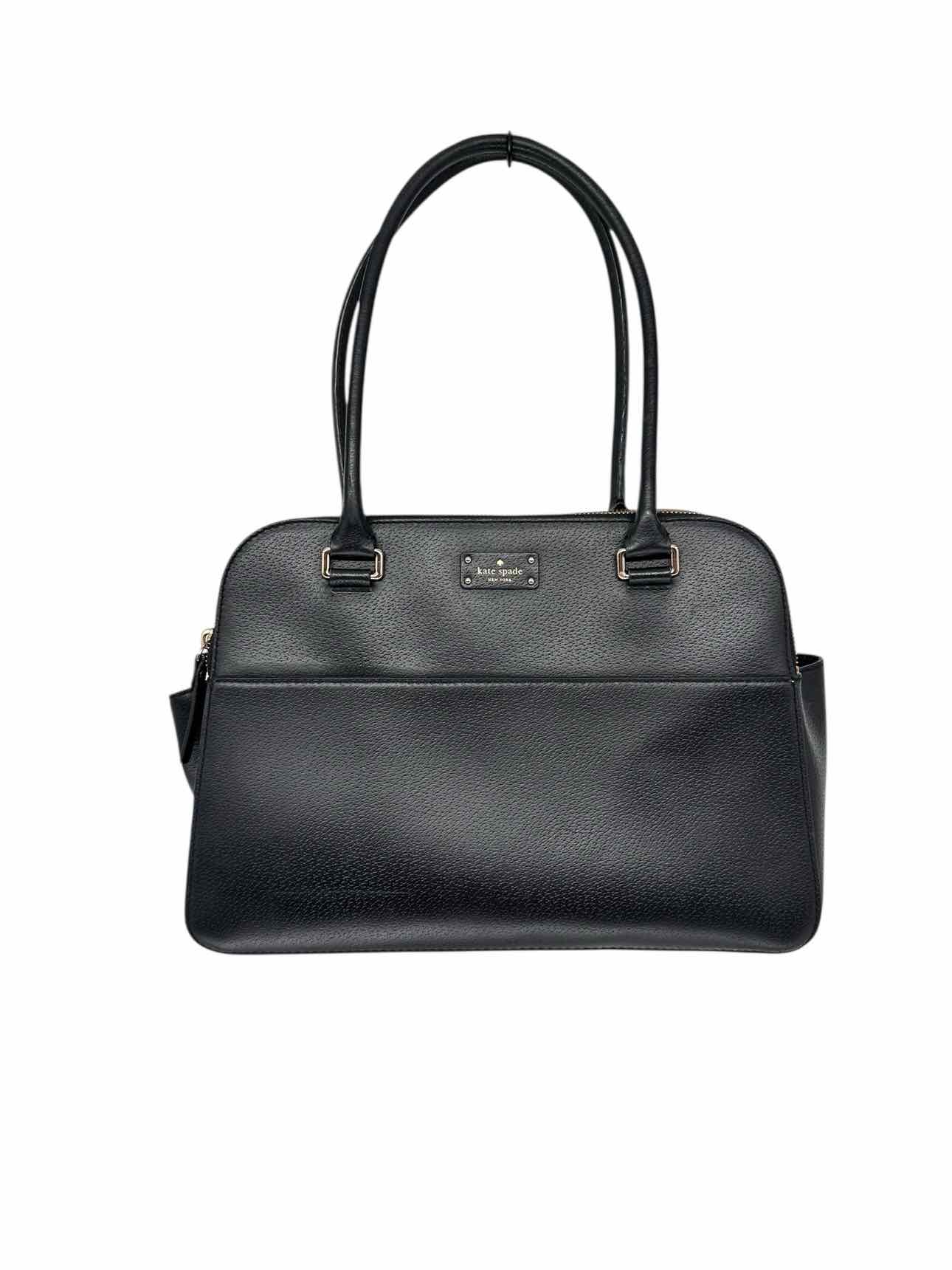 Kate Spade Terri Grove Street Black Leather Tote