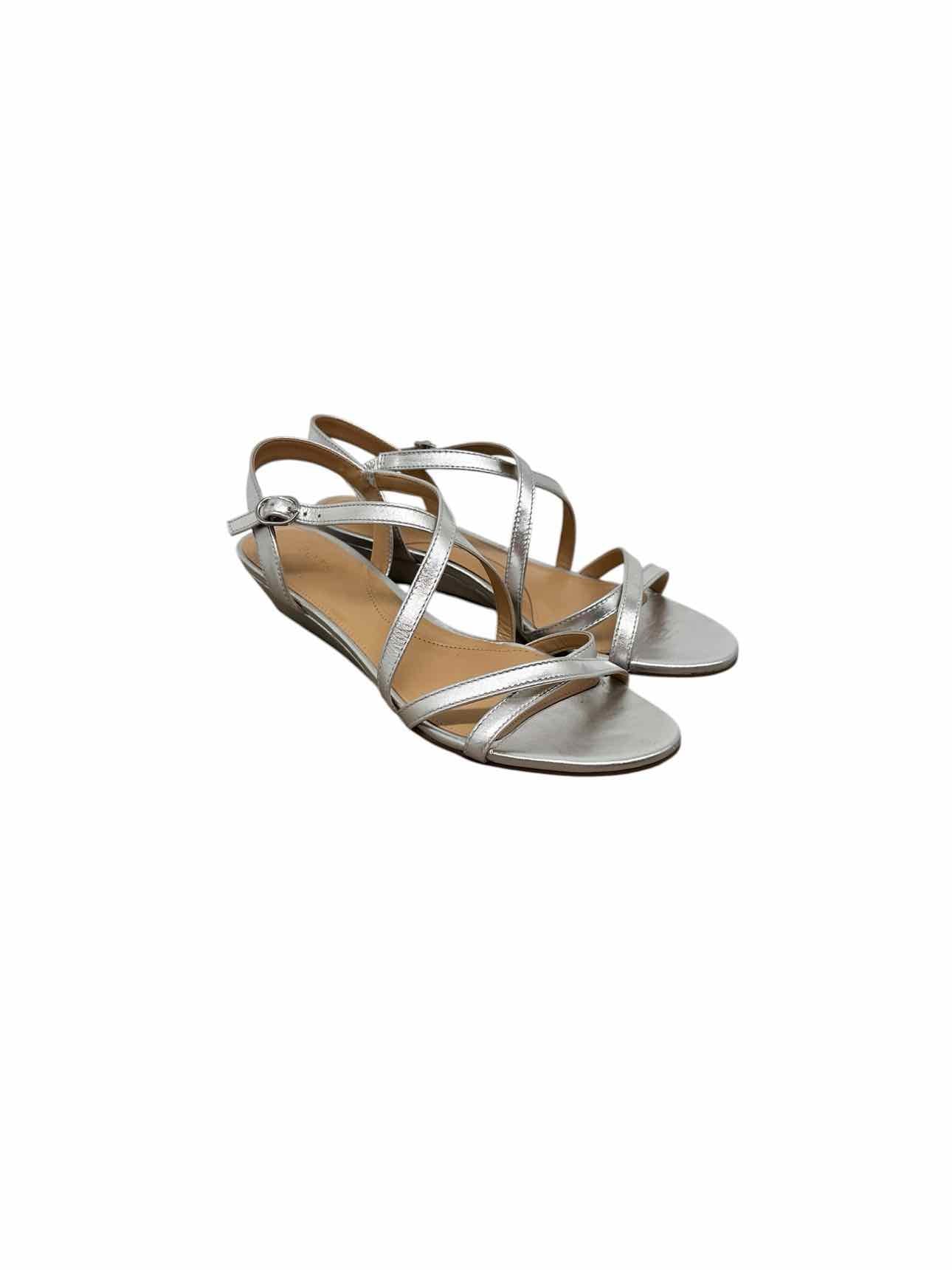 Talbots Silver Shoe Size 7.5 Sandals