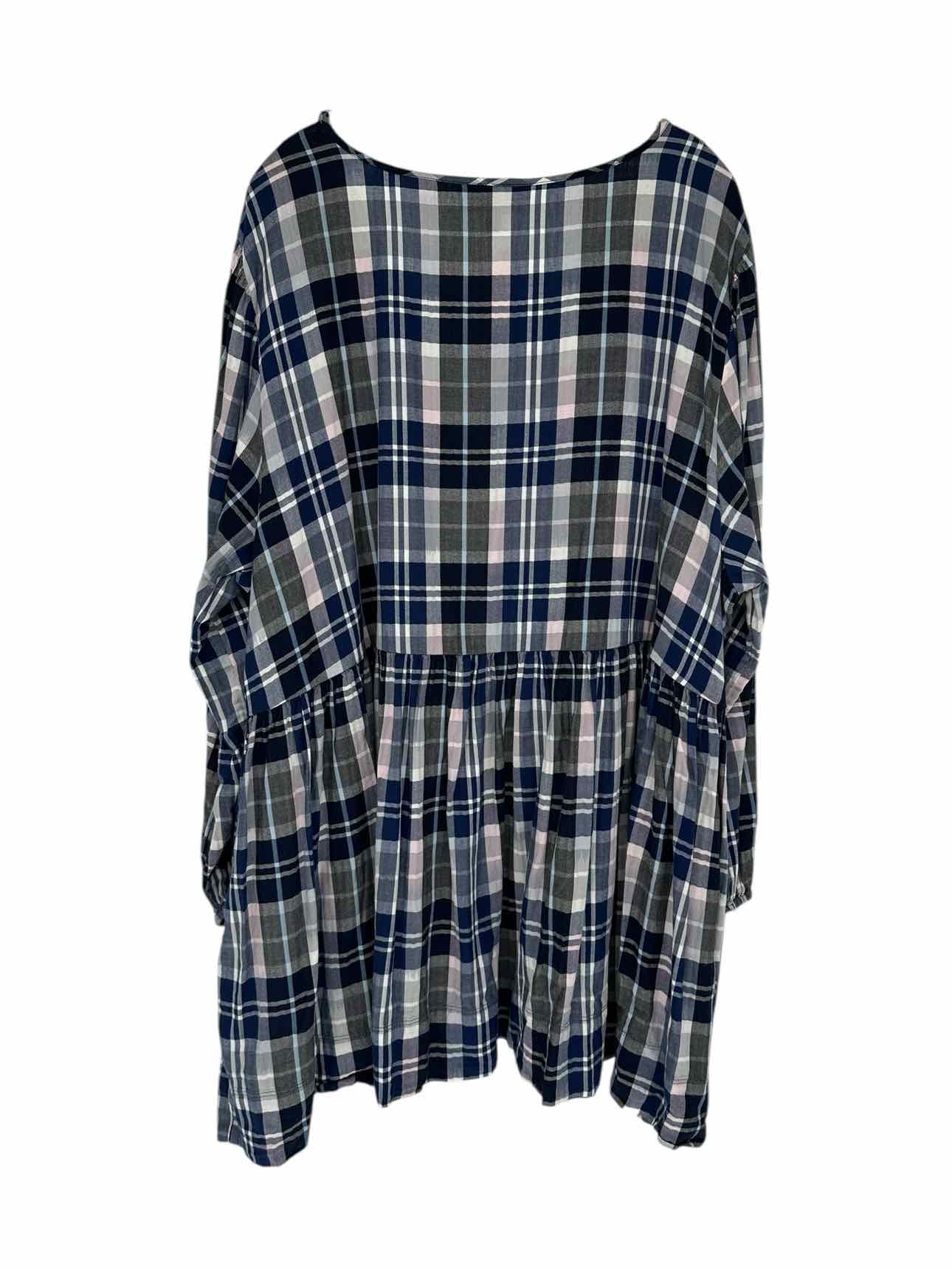 Lane Bryant Blue Size 26/28 Long Sleeve Top