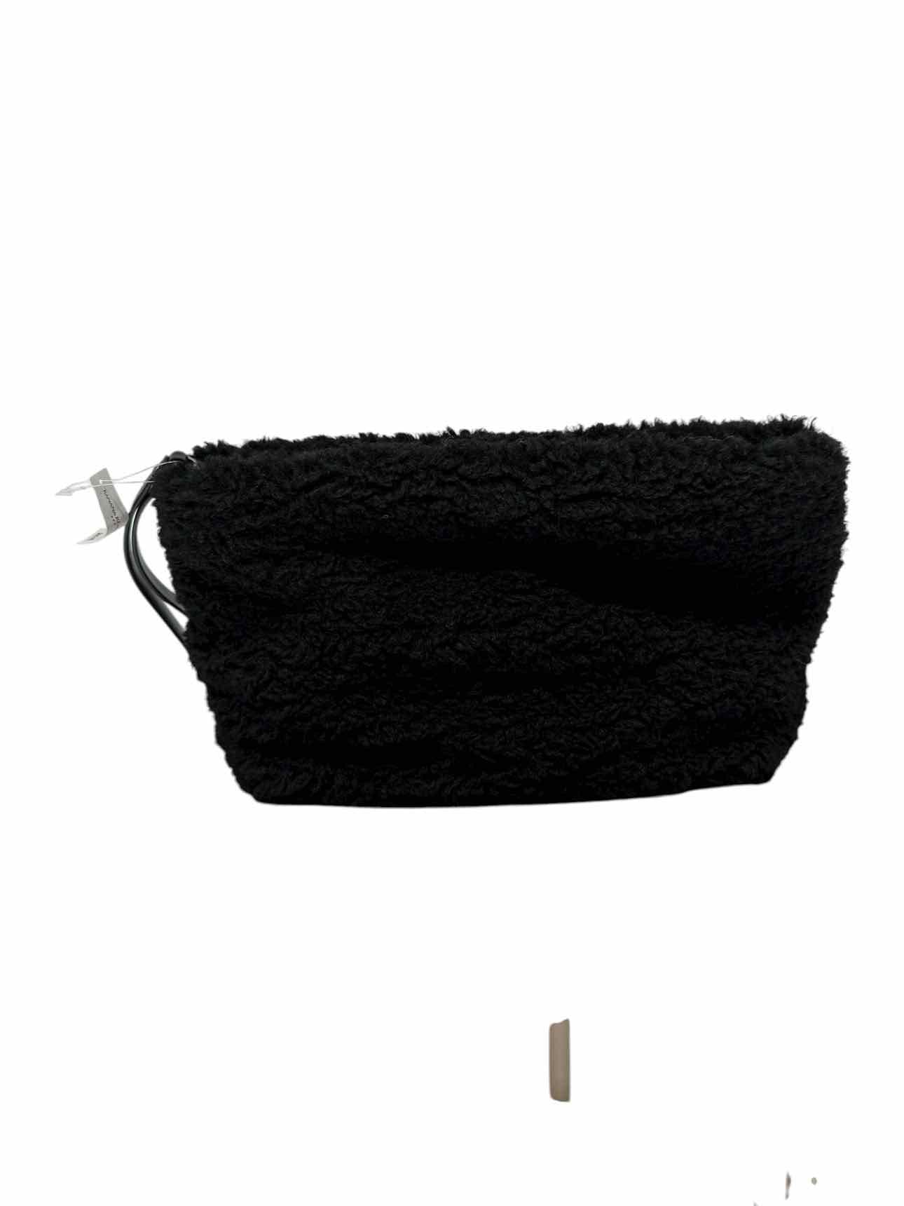 Banana Republic Black Sherpa Clutch **NEW**