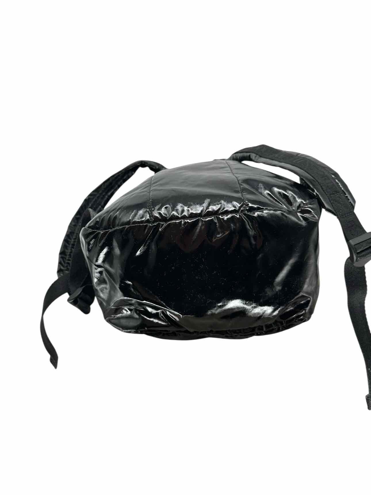 LeSportsac Black Vinyl Backpack