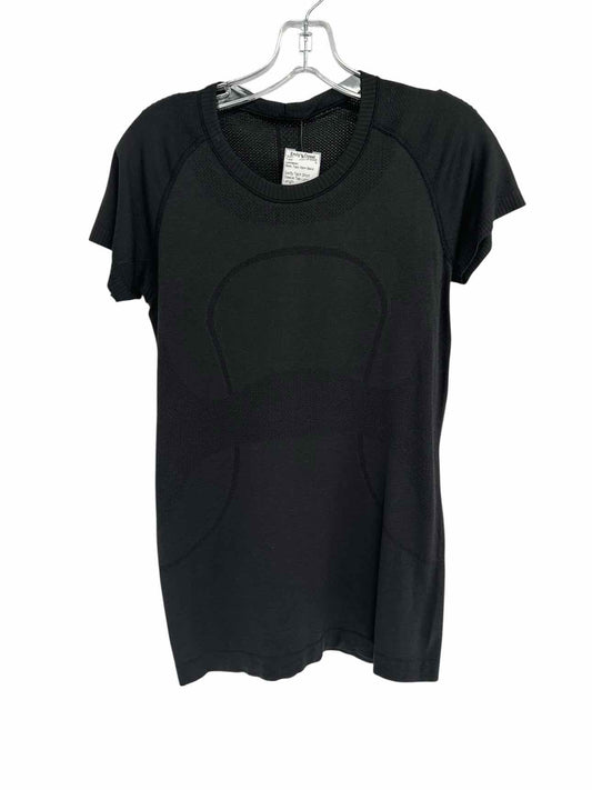Lululemon Swifty Tech Short Sleeve Tee Long Length Black Size 8