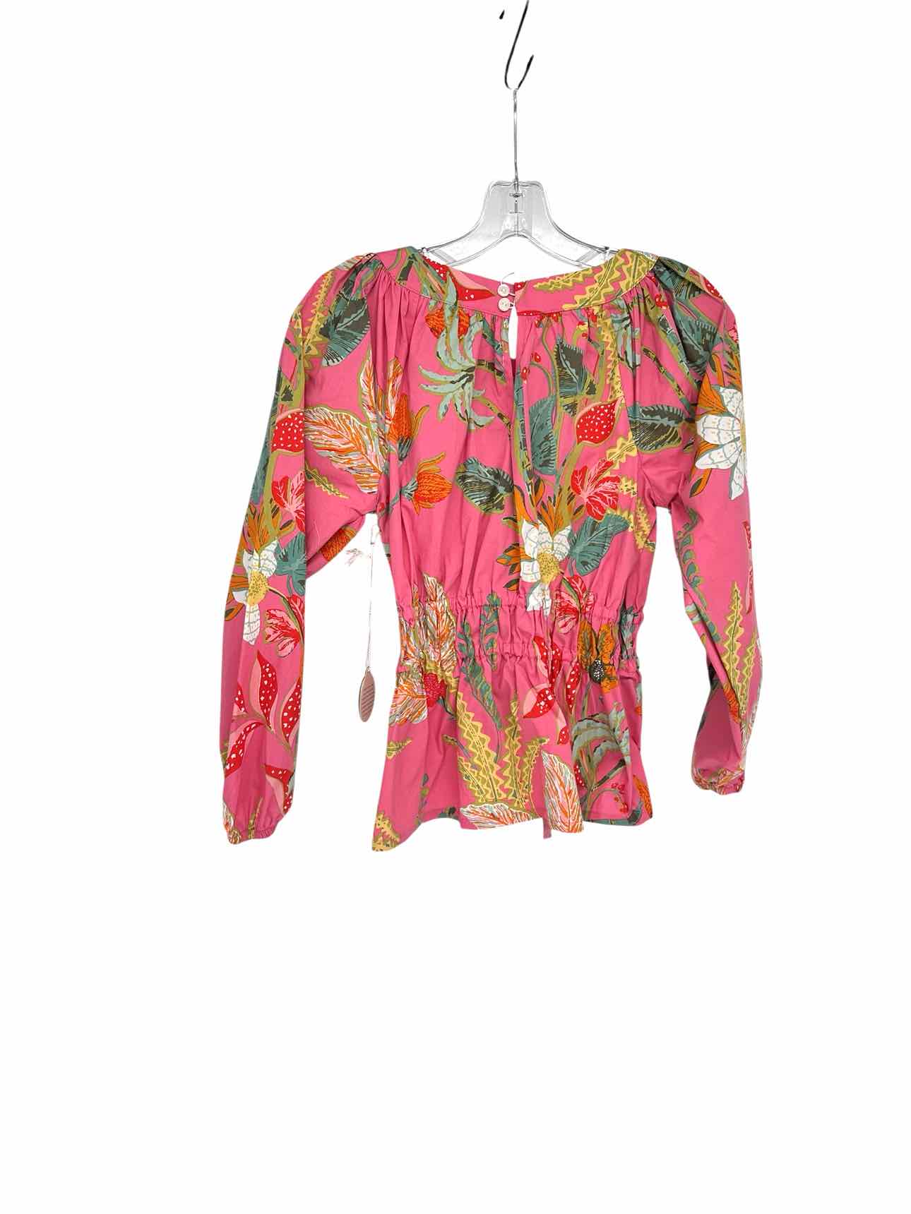 Spartina 449 Colette Stretch Blouse  Long Sleeve Top Size XS **NEW**