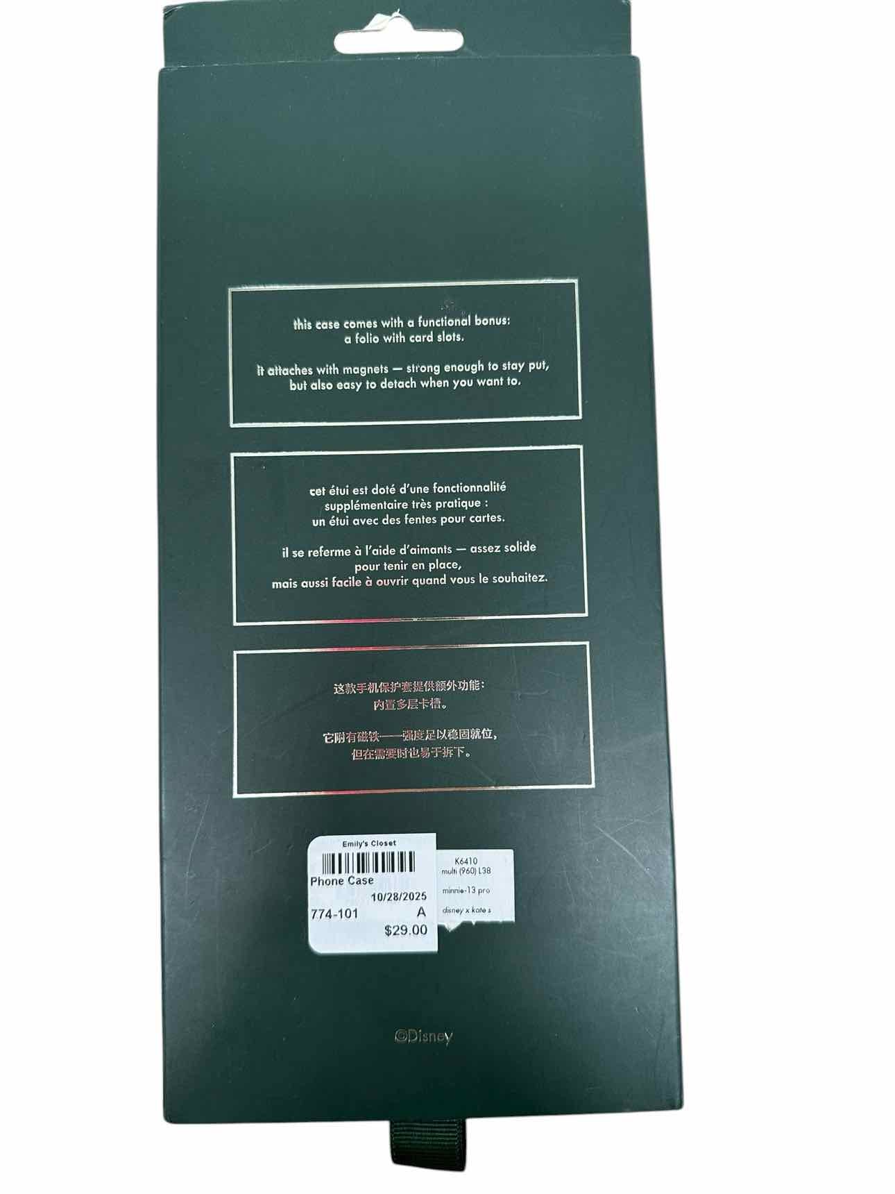 Kate Spade Disney Mini Mouse Magnetic Wrap Folio Case **NEW**