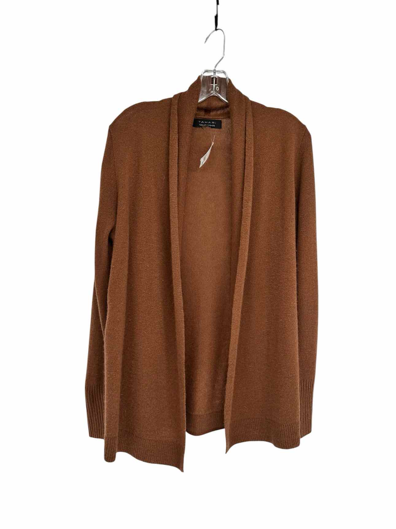 Tahari Brown Size XL Cardigan