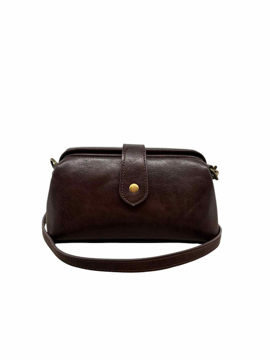 Libra Bags Brown Faux Leather Crossbody **NEW**