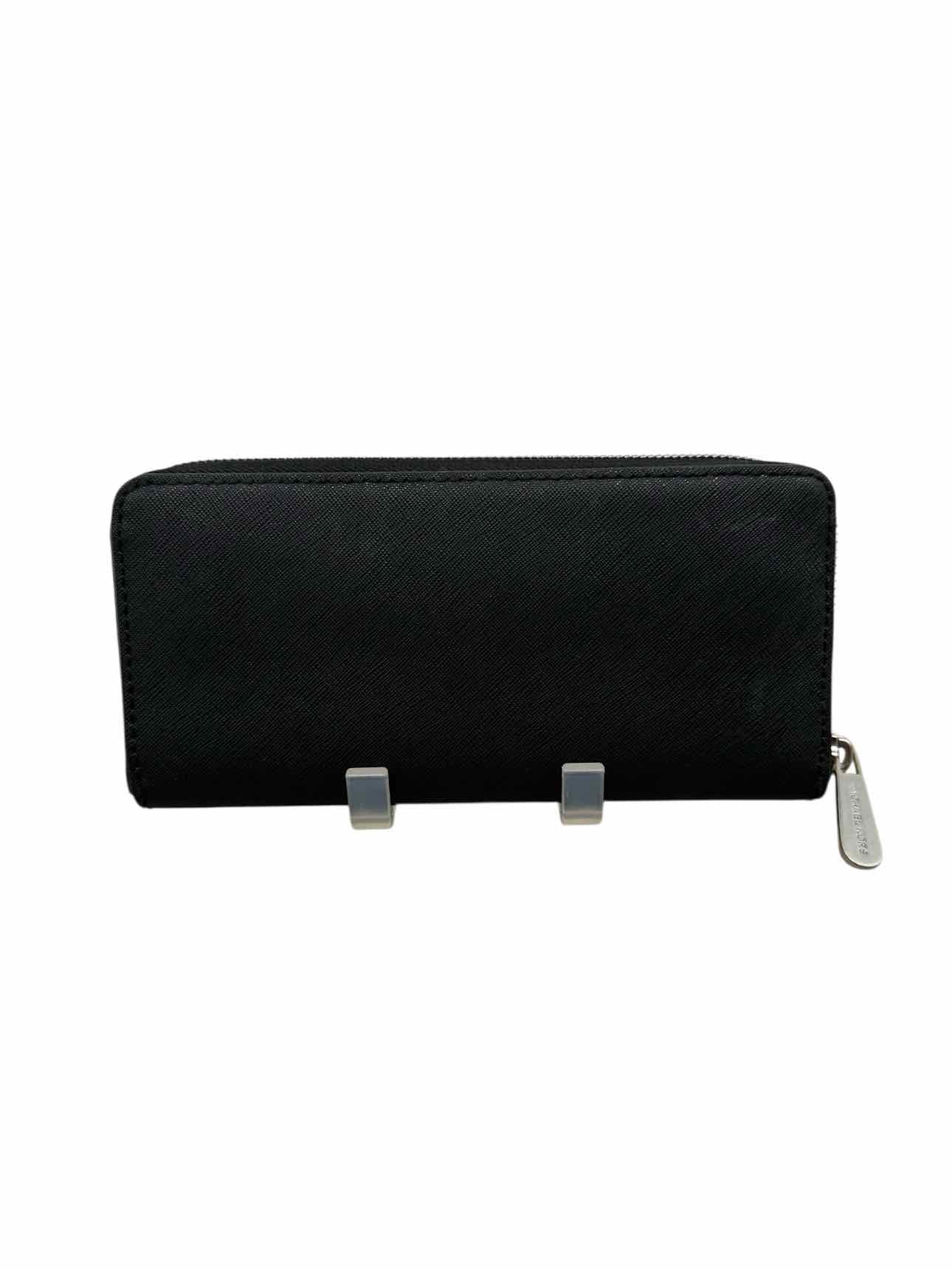 Michael Kors Black Jet Set Zip Around Accordion Wallet