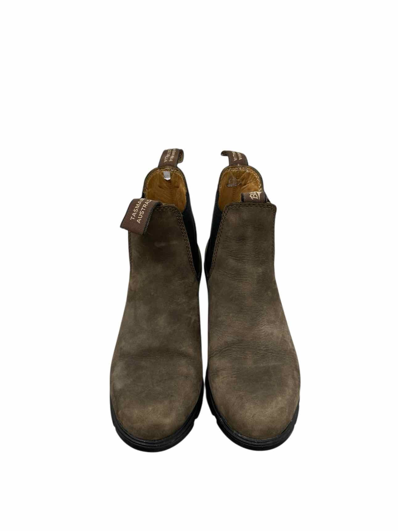 Blunderstone Series #1673 Lug Sole Brown Bootie Shoe Size 7