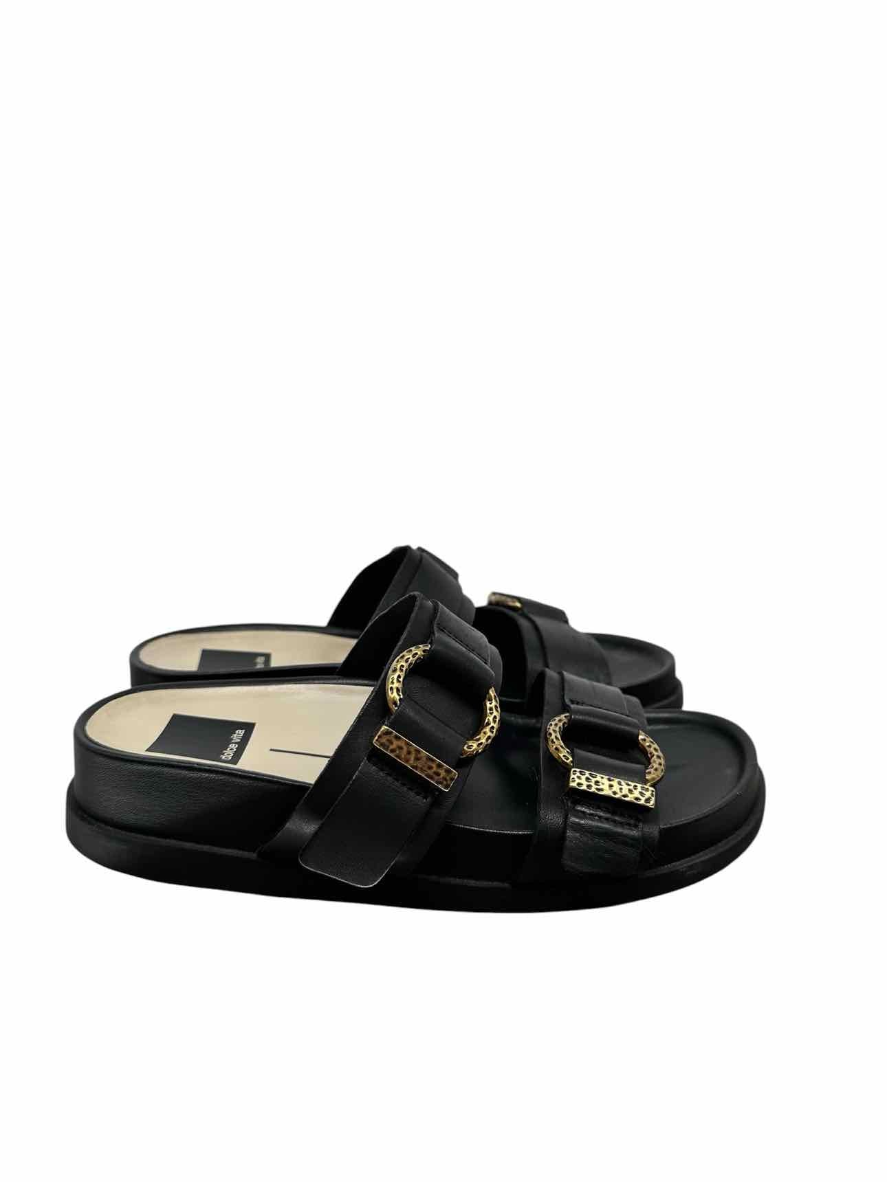 Dolce Vita Black Soya Sandals Shoe Size 6