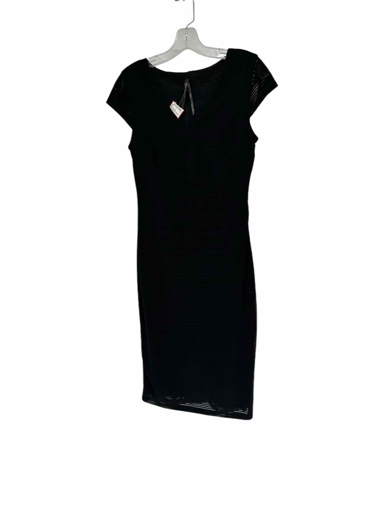 Marc New York Black Cap Sleeve Midi Dress SIZE XS