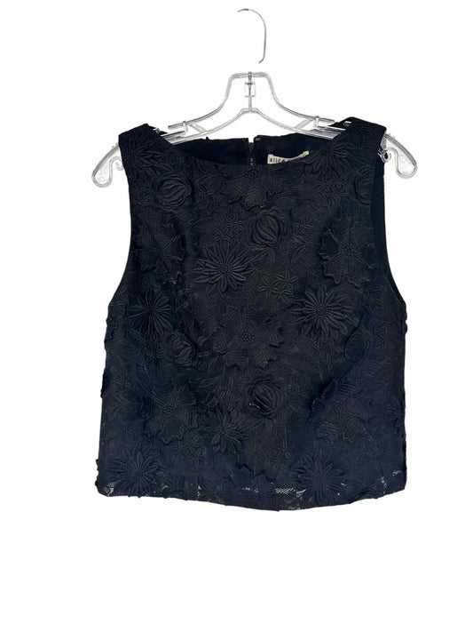 Alice + Olivia Black Size S Sleeveless Top