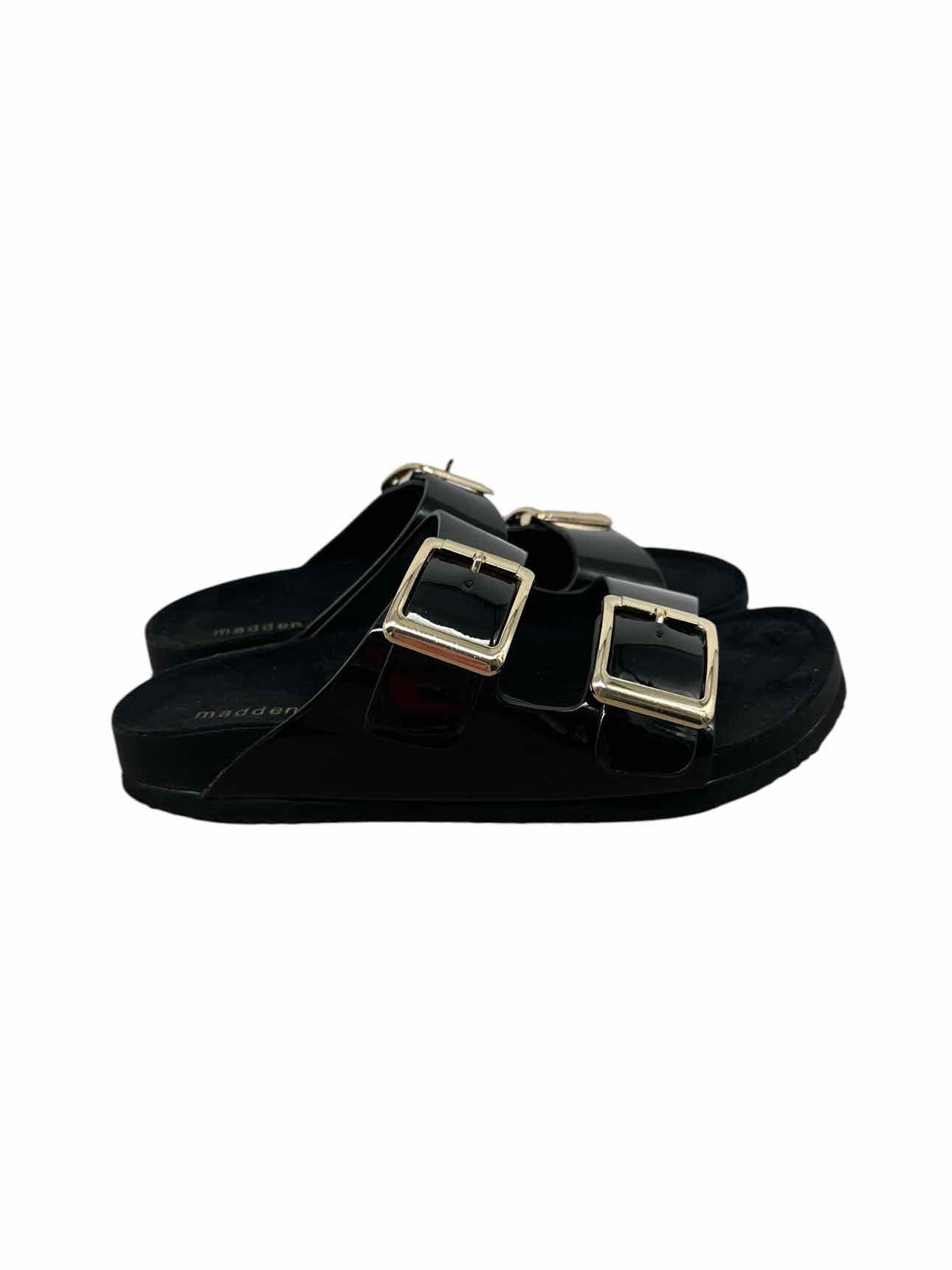 Madden Girl Black Sandals Shoe Size 7.5 **NEW**