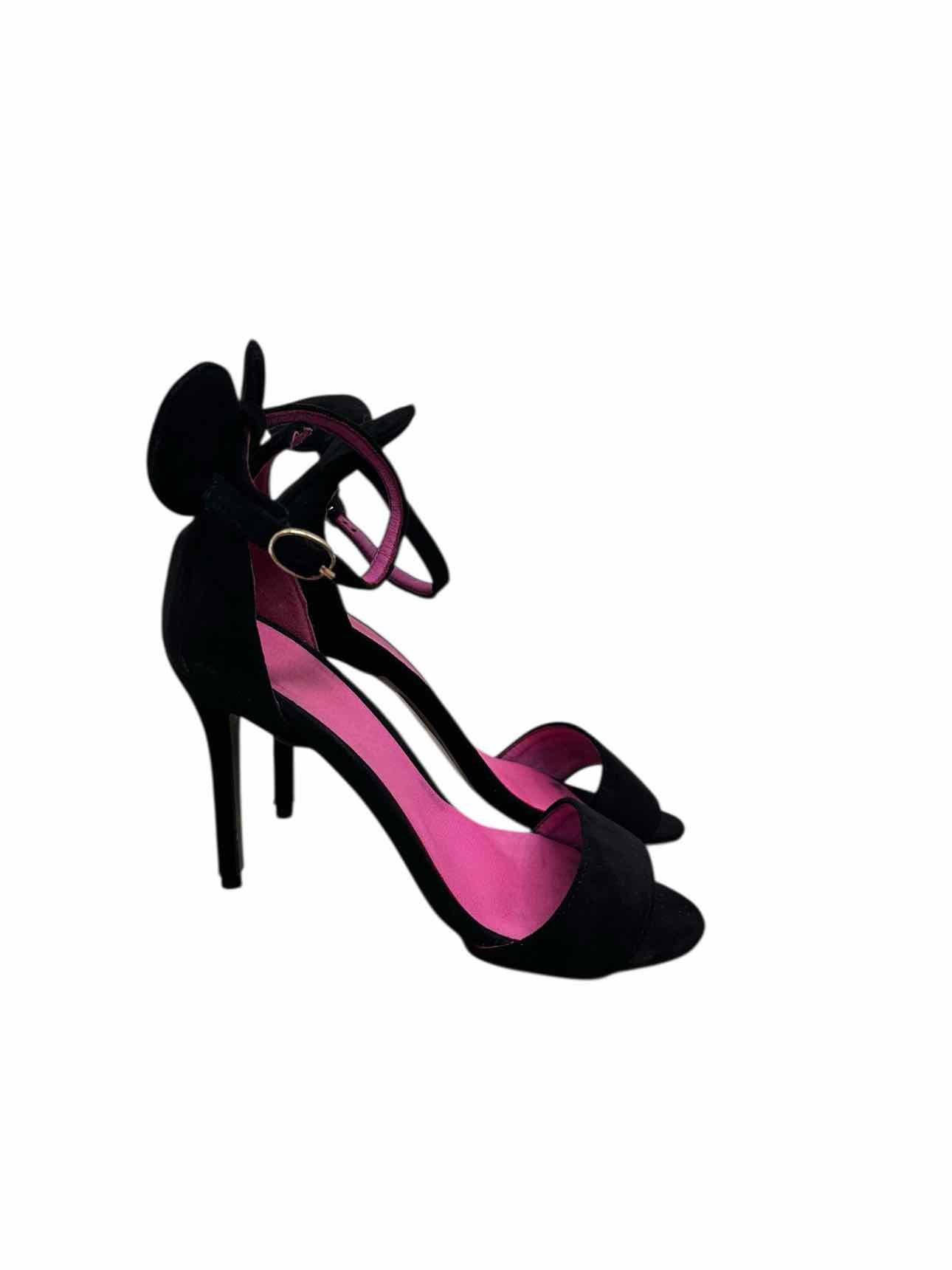 Black Minnie Mouse Stilettos Shoe Size 8.5