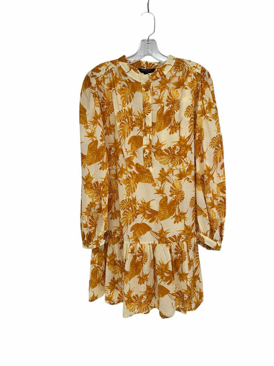 Banana Republic Gold Long Sleeve Dress Size S **NEW**