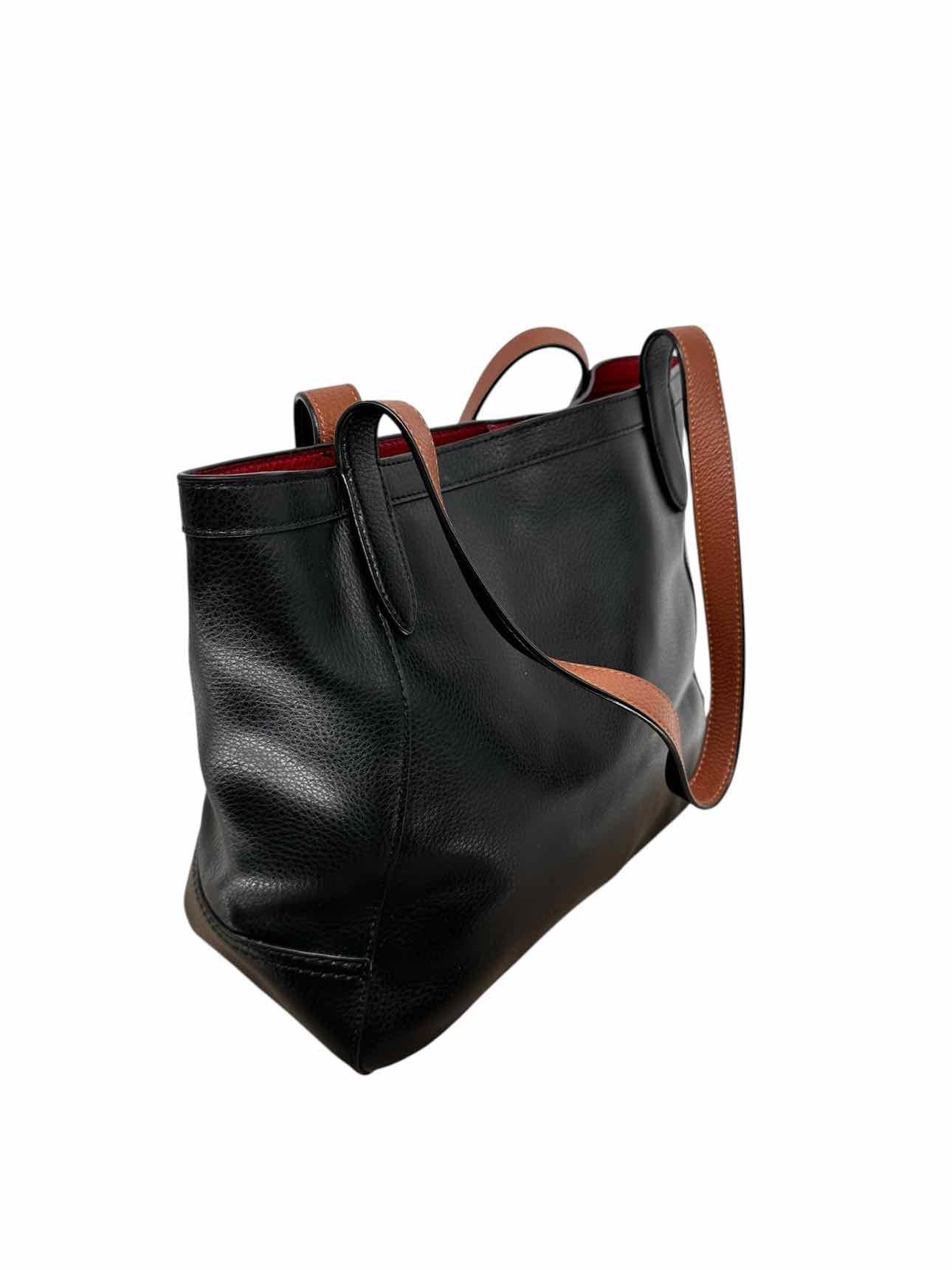 Coach Horse & Carriage Tote Black Leather Tote