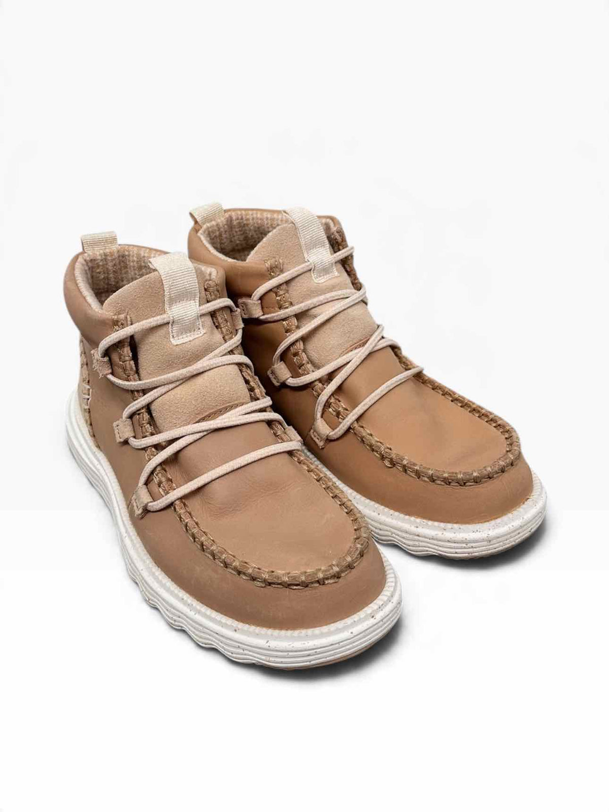 Hey Dude Beige Reyas Boots Shoe Size 7