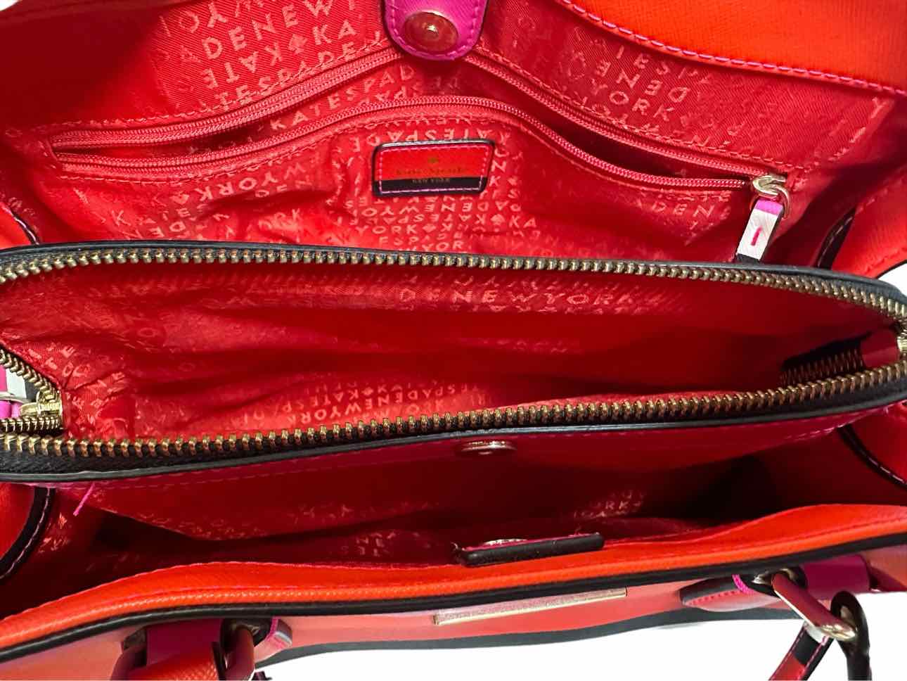 Kate Spade Enagelie Laurel Way Fuschia Leather Satchel