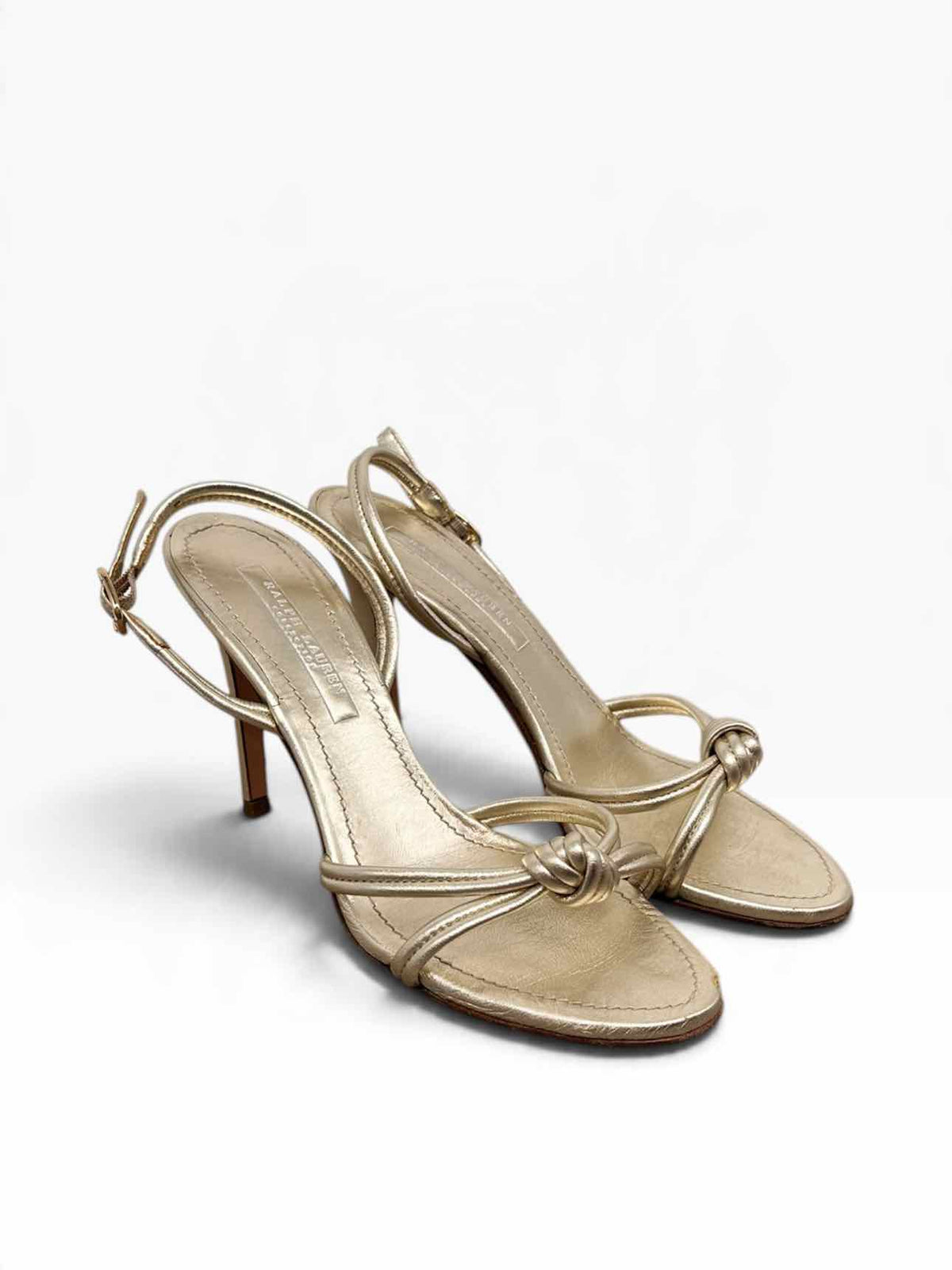 Ralph Lauren Gold Shoe Size 9 Dress Sandal