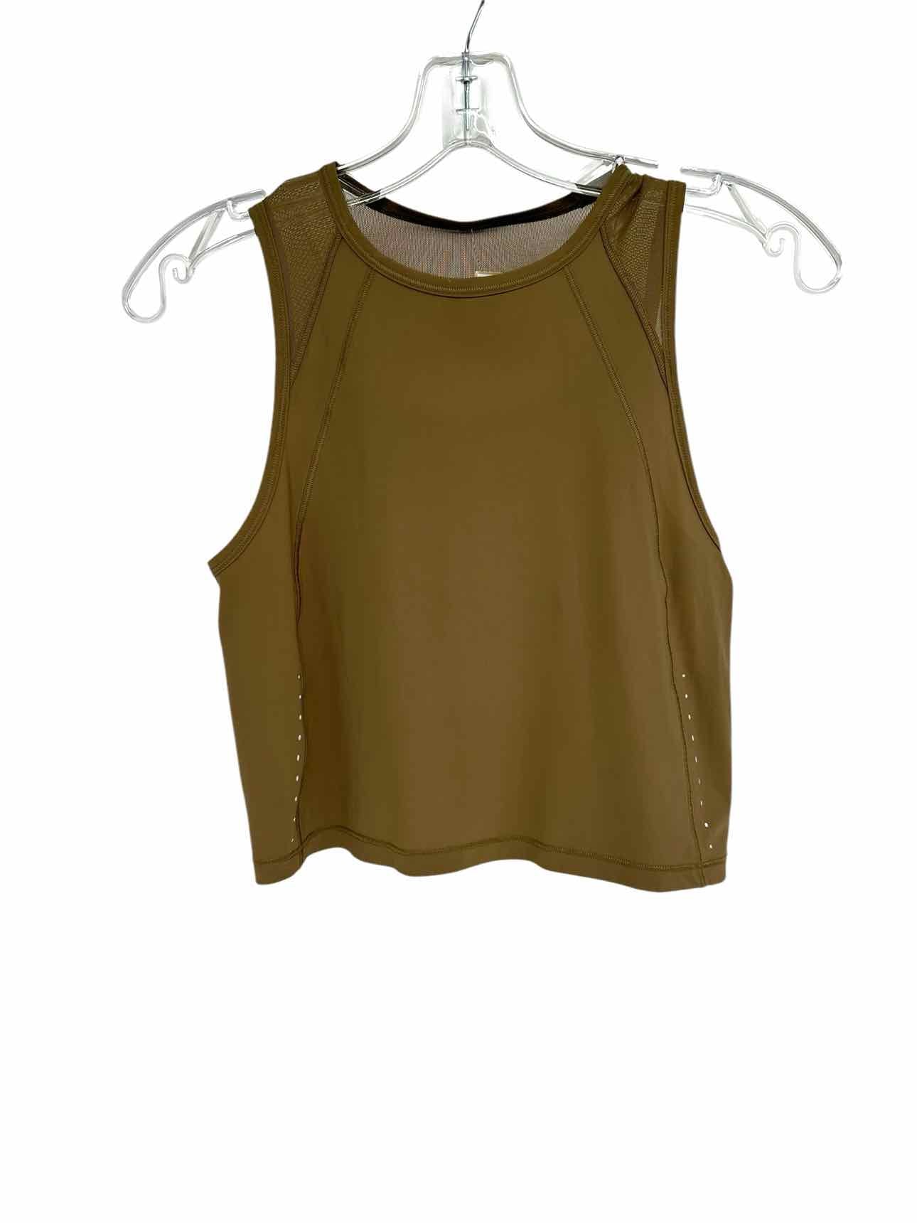 Lululemon Brown Sculpt Tank Top Cropped Size 4