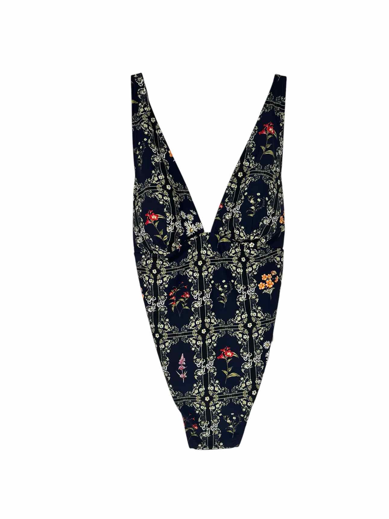 aguabendita Navy Size L 1 Pc Swimsuit**NEW**