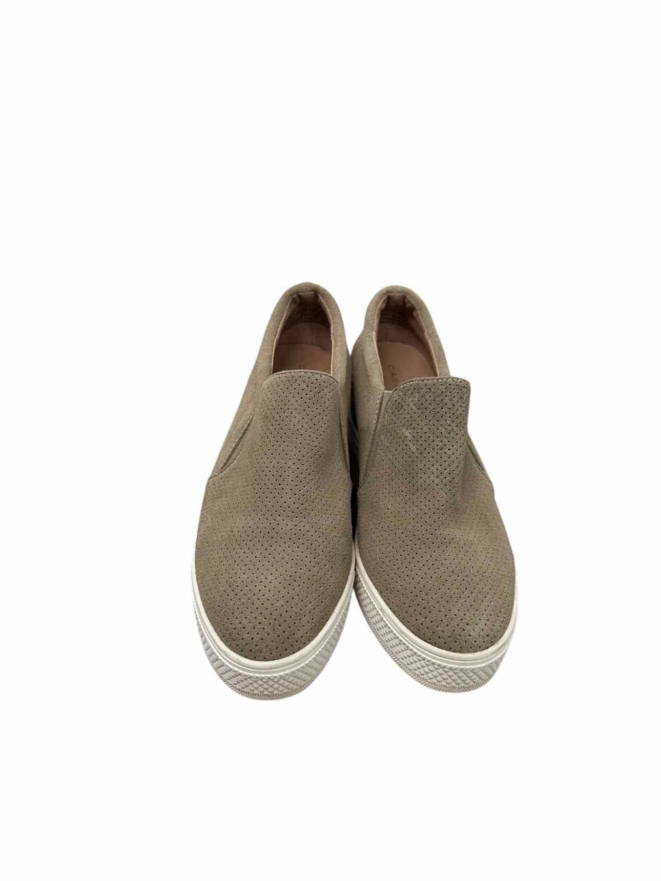 Caslon Allie Wedge Beige Slip Ons Shoe Size 6