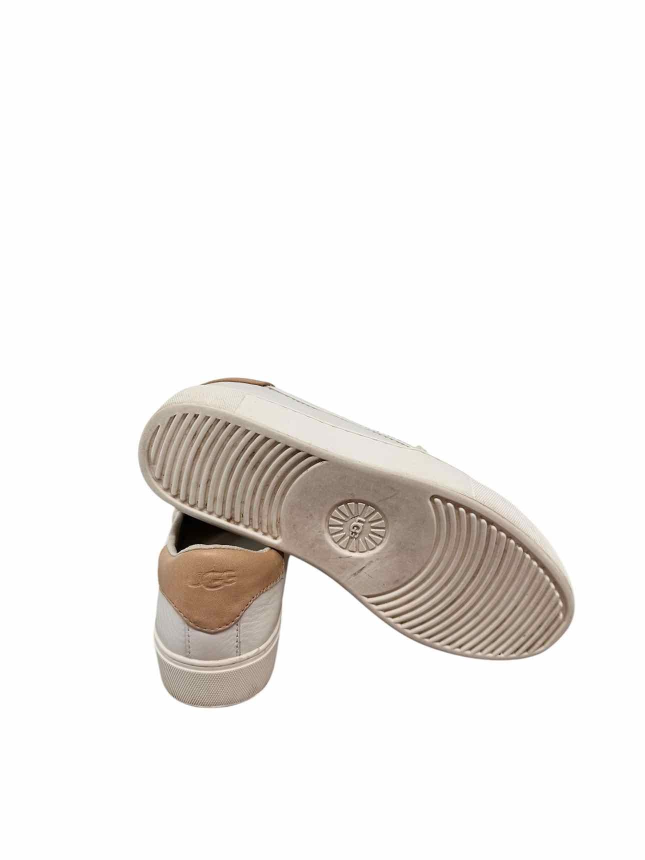 Ugg White Shoe Size 7 Slip Ons