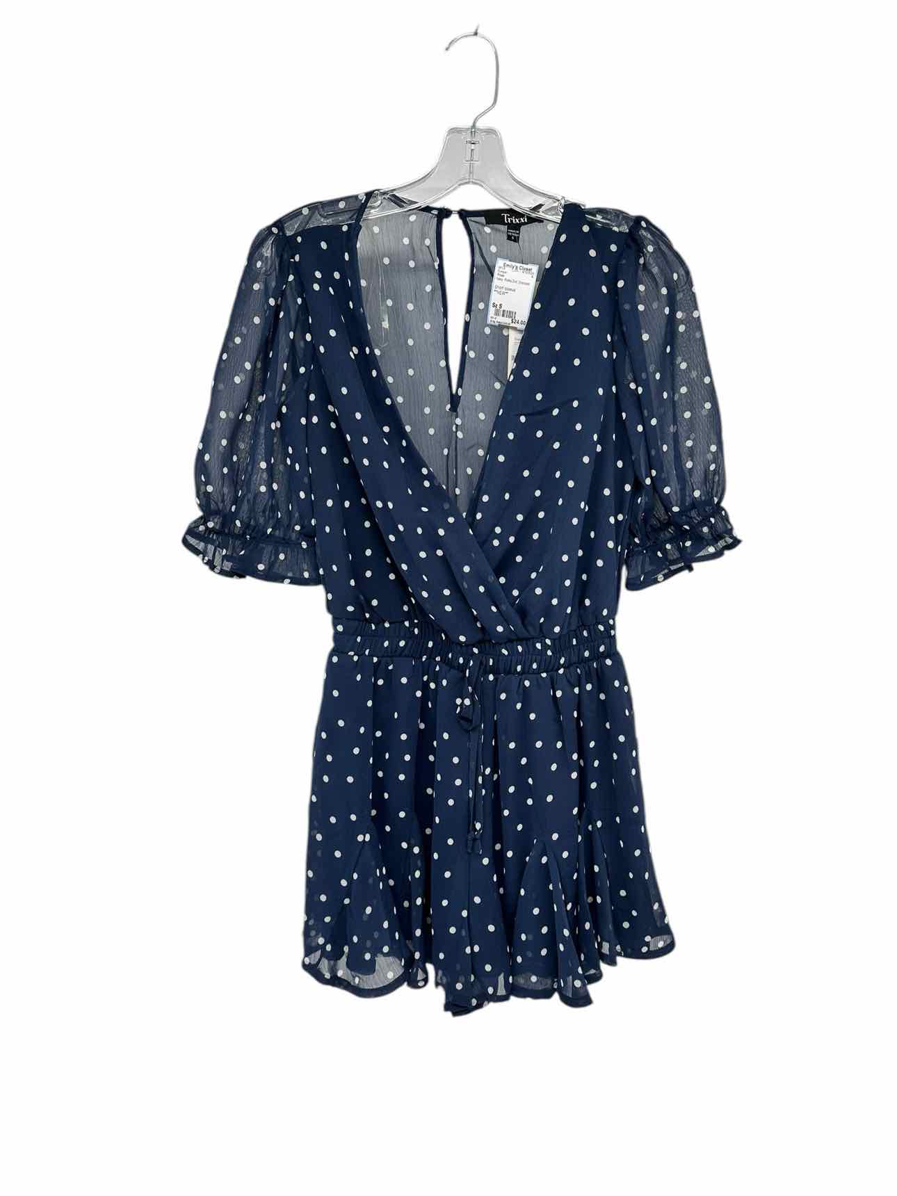 Trixxi Navy Size S Romper **NEW**